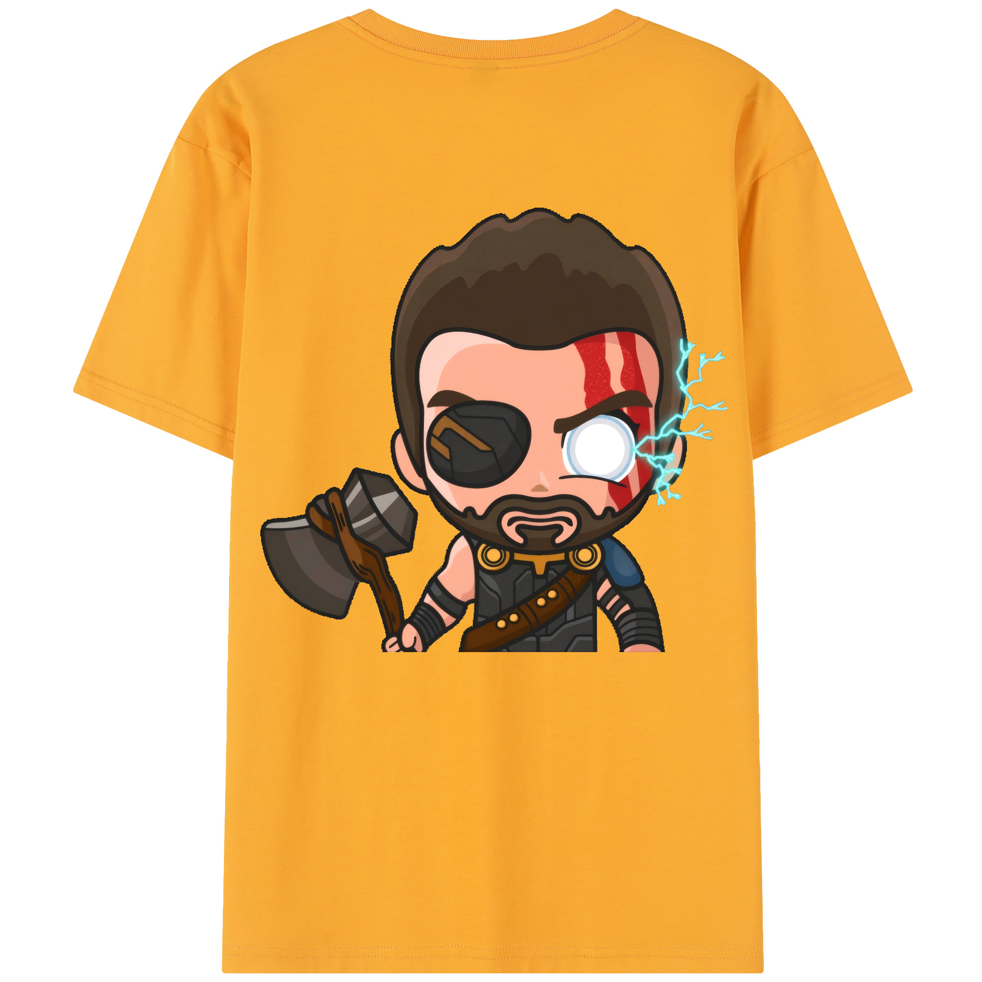 （画像用） アベンジャーズ The Avengers 綿100％半袖Tシャツ（背面プリント）