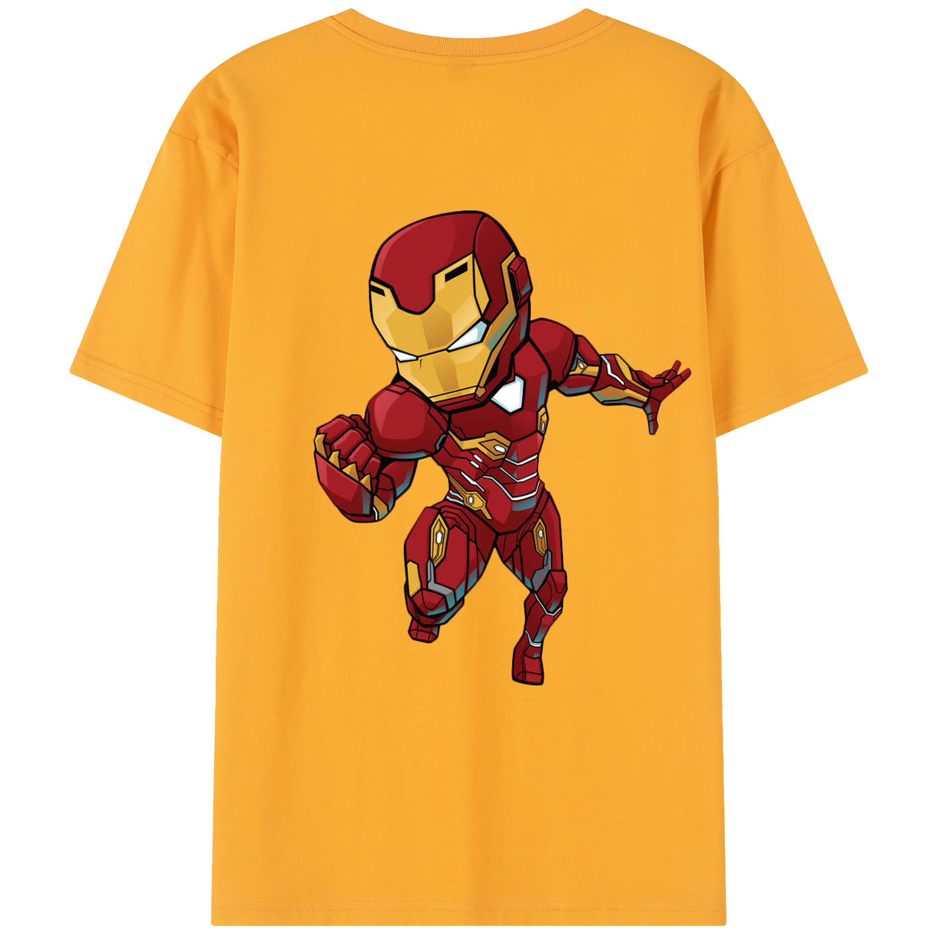 （画像用） アベンジャーズ The Avengers 綿100％半袖Tシャツ（背面プリント）