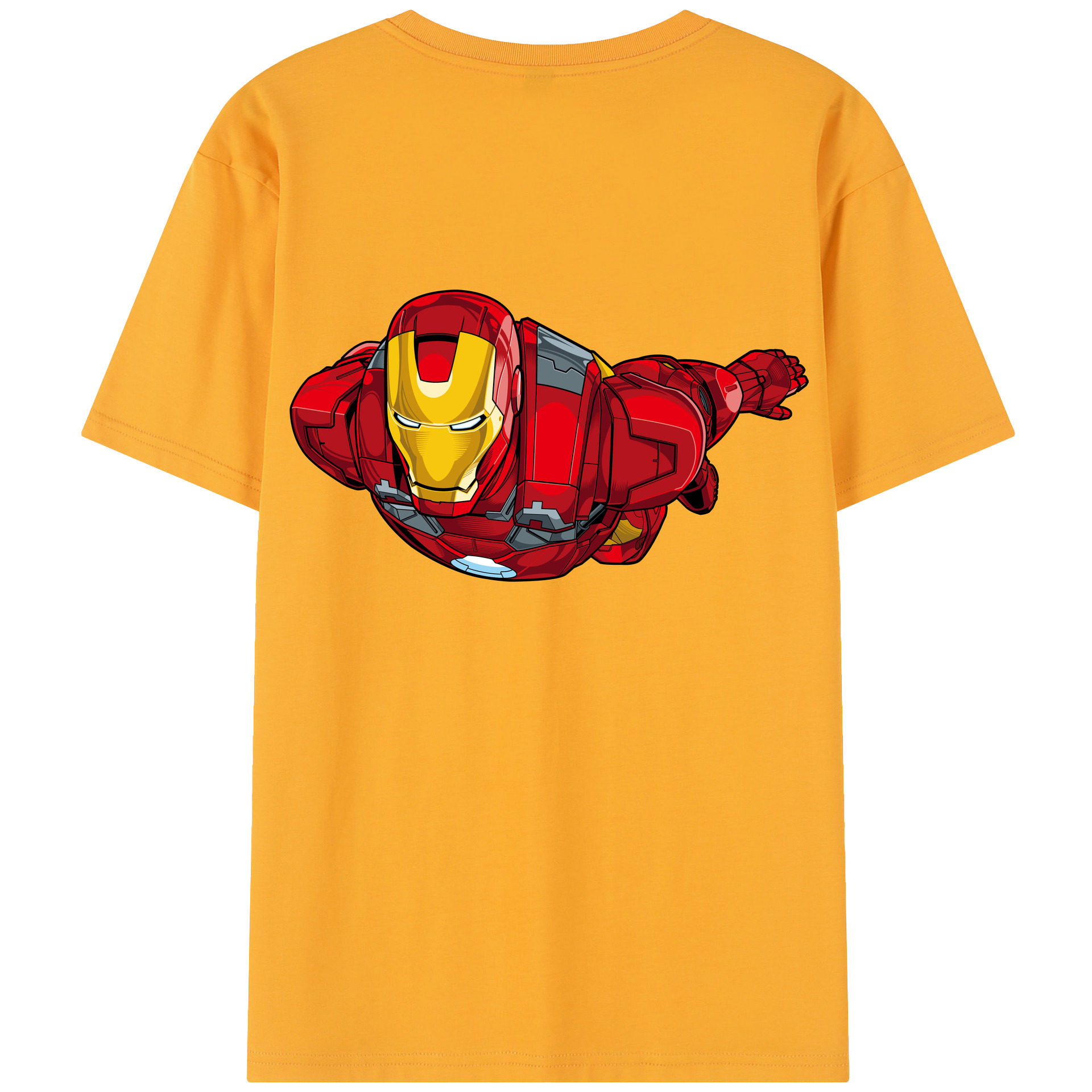 （画像用） アベンジャーズ The Avengers 綿100％半袖Tシャツ（背面プリント）