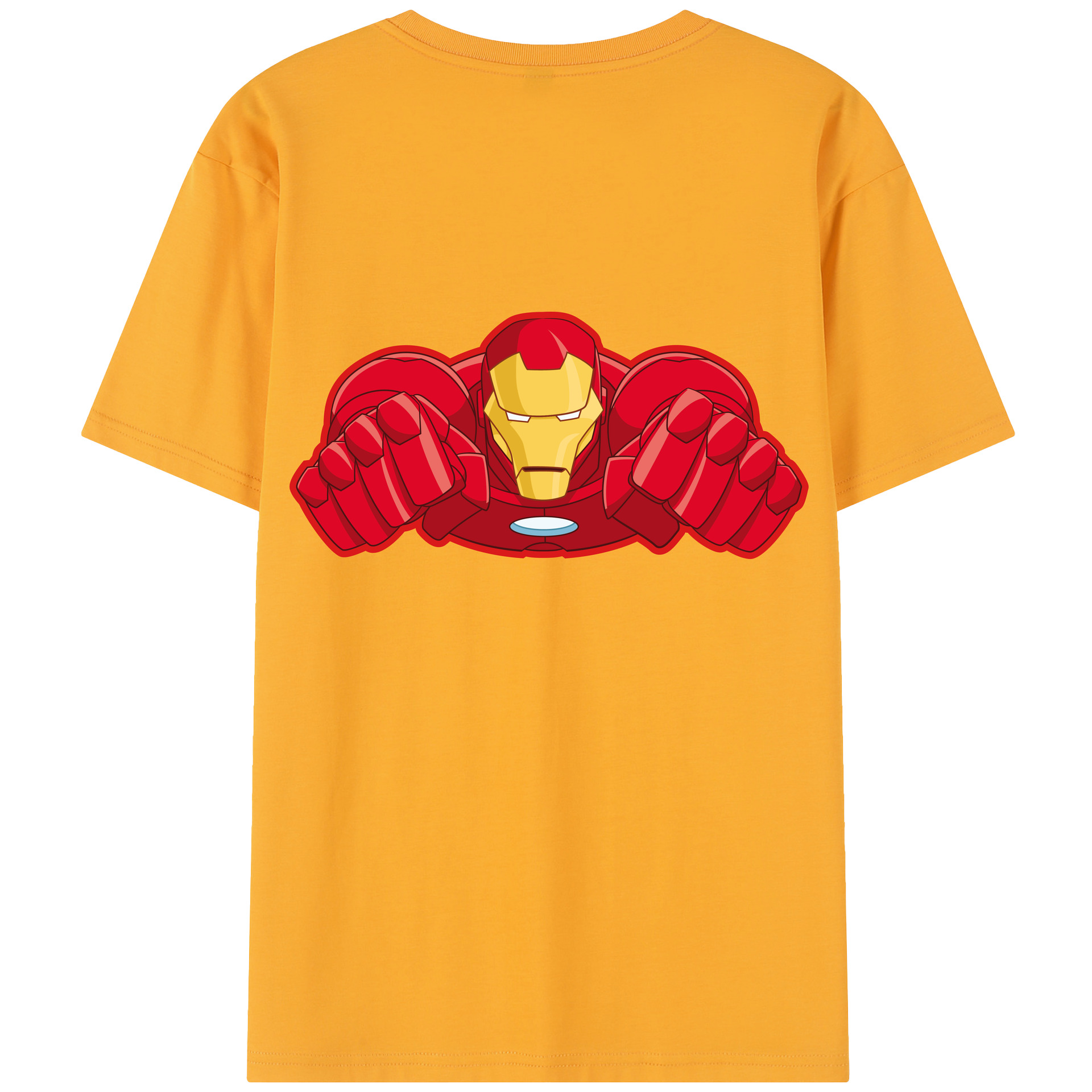 （画像用） アベンジャーズ The Avengers 綿100％半袖Tシャツ（背面プリント）