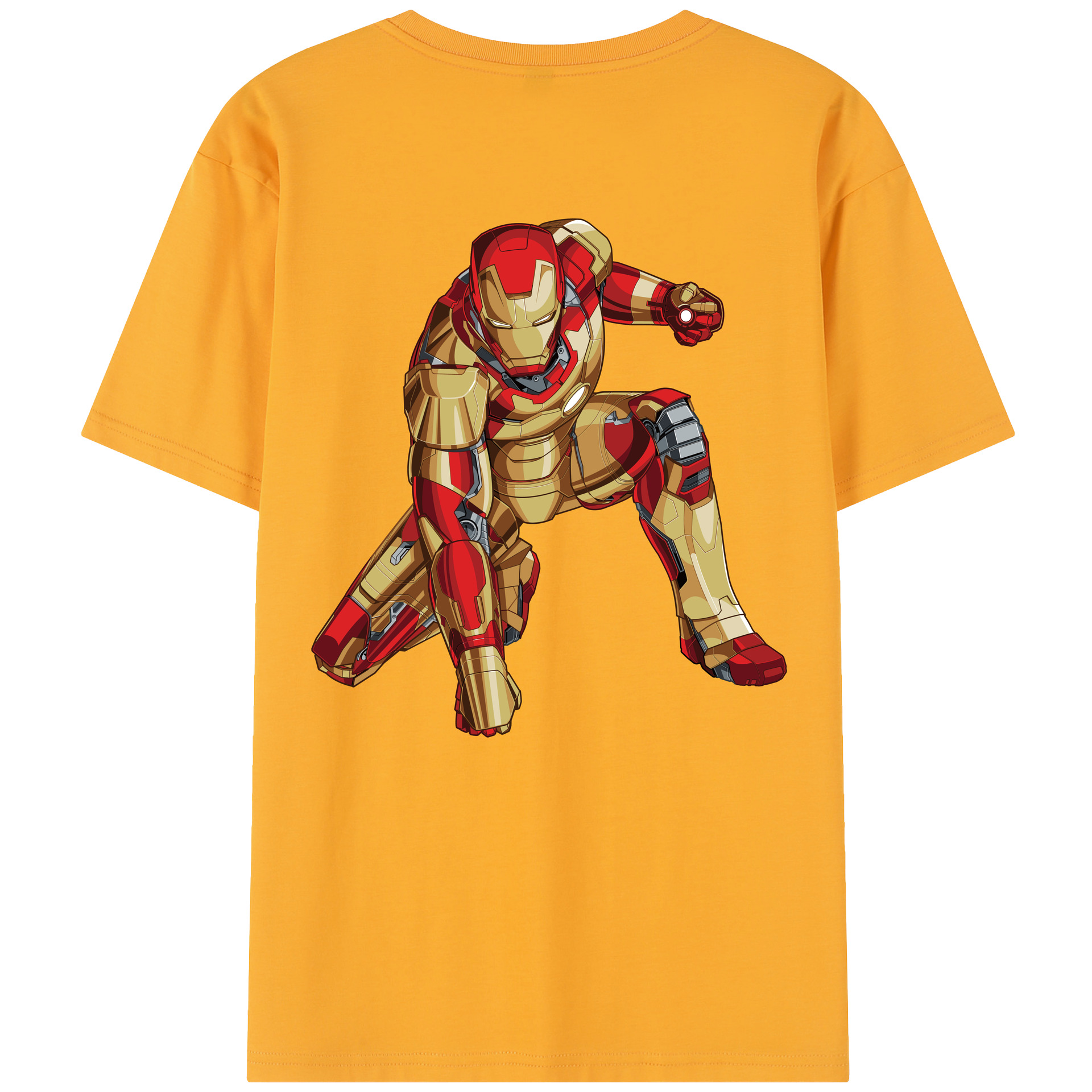 （画像用） アベンジャーズ The Avengers 綿100％半袖Tシャツ（背面プリント）