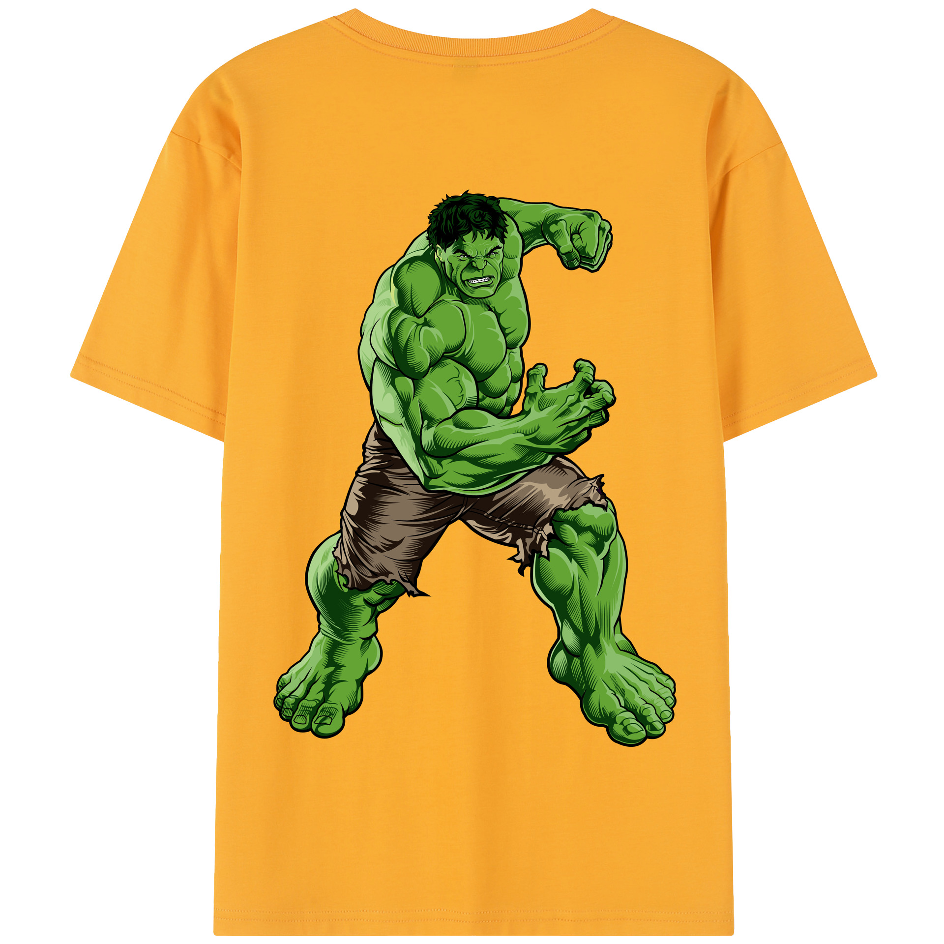 （画像用） アベンジャーズ The Avengers 綿100％半袖Tシャツ（背面プリント）