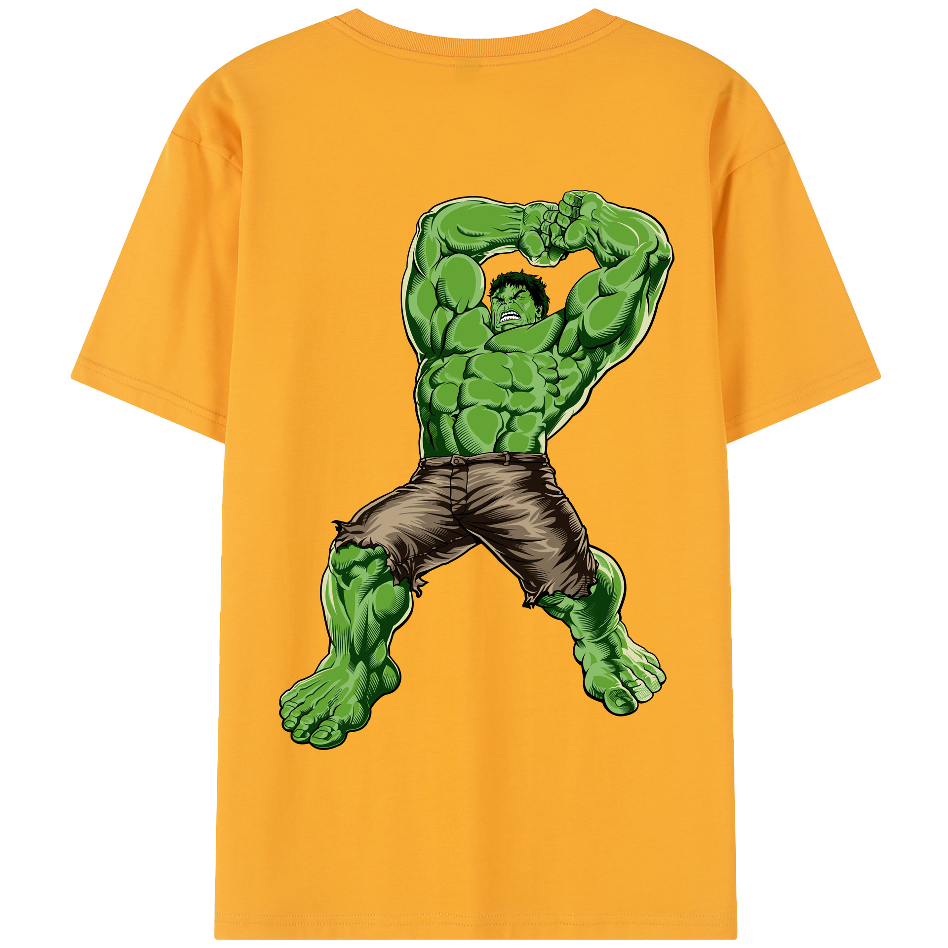 （画像用） アベンジャーズ The Avengers 綿100％半袖Tシャツ（背面プリント）