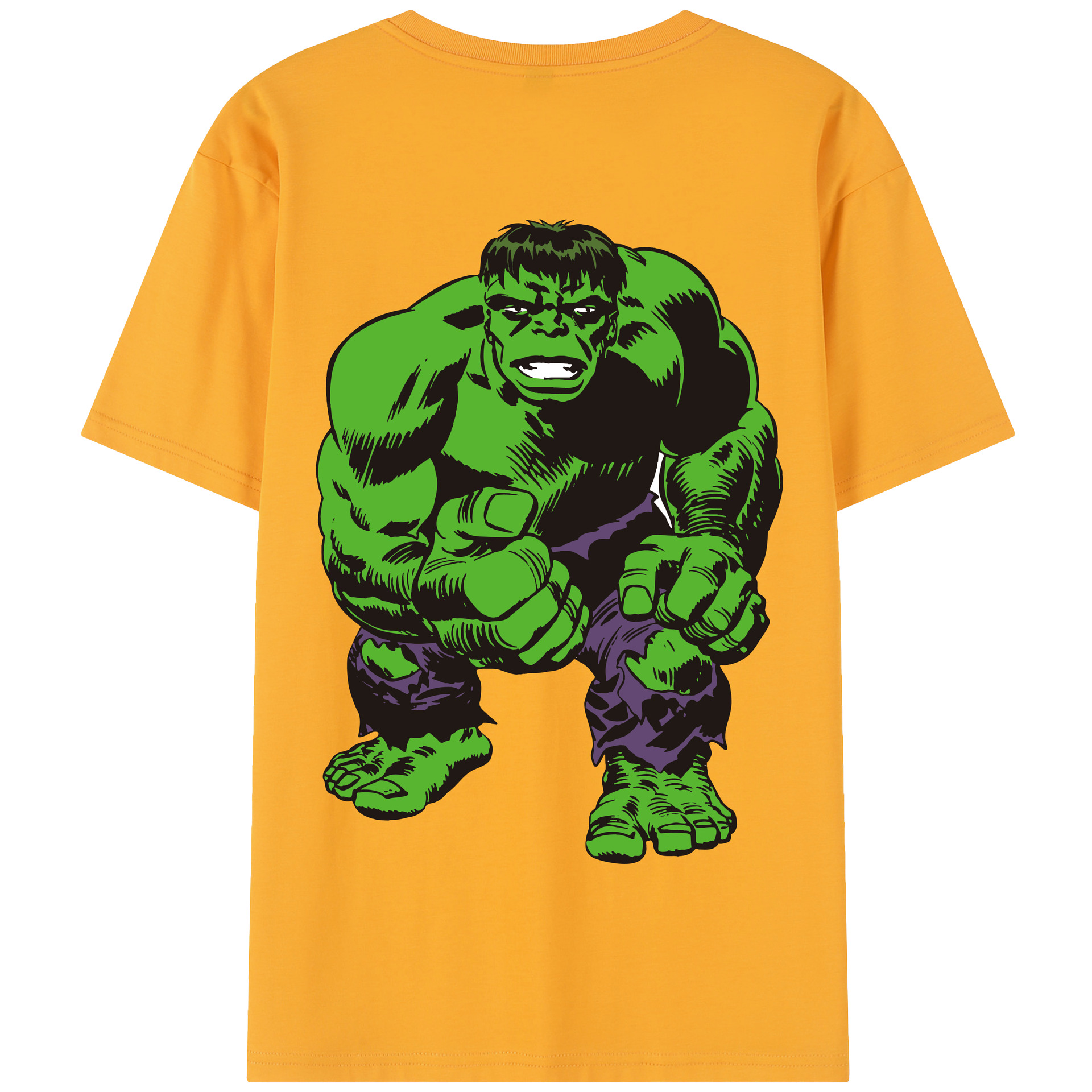（画像用） アベンジャーズ The Avengers 綿100％半袖Tシャツ（背面プリント）