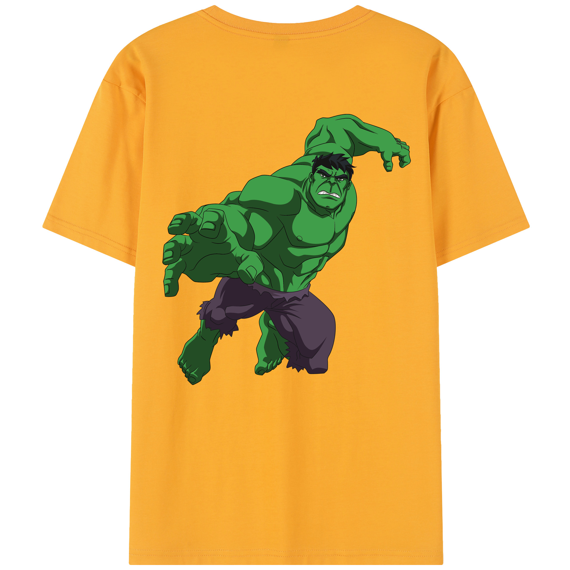 （画像用） アベンジャーズ The Avengers 綿100％半袖Tシャツ（背面プリント）