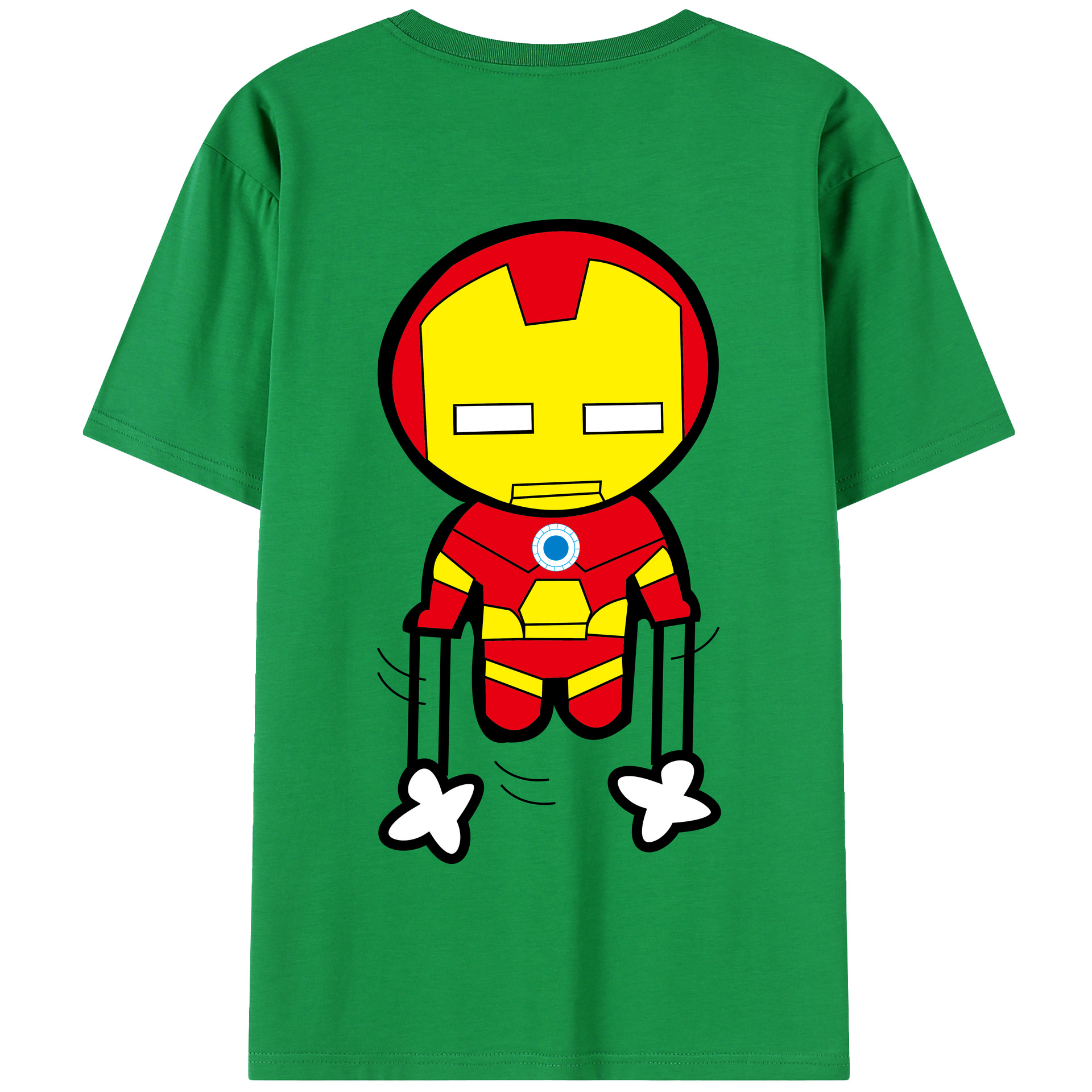 （画像用） アベンジャーズ The Avengers 綿100％半袖Tシャツ（背面プリント）