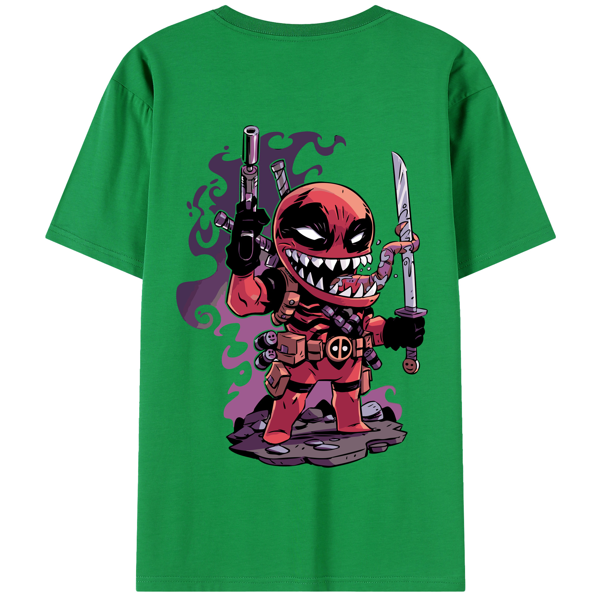 （画像用） アベンジャーズ The Avengers 綿100％半袖Tシャツ（背面プリント）