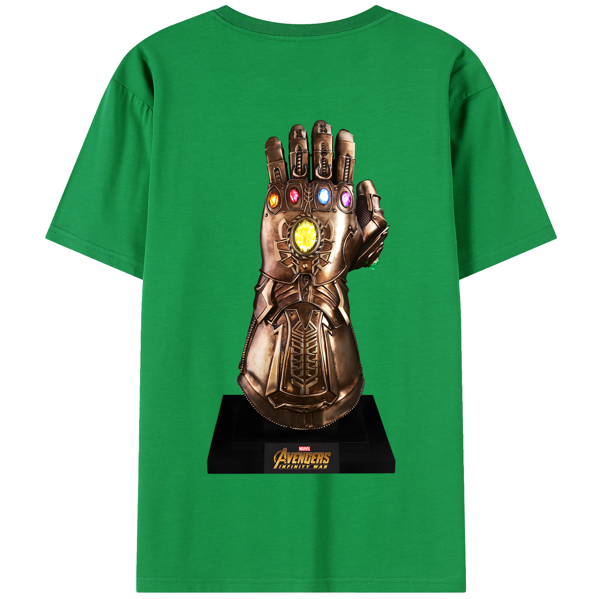 （画像用） アベンジャーズ The Avengers 綿100％半袖Tシャツ（背面プリント）