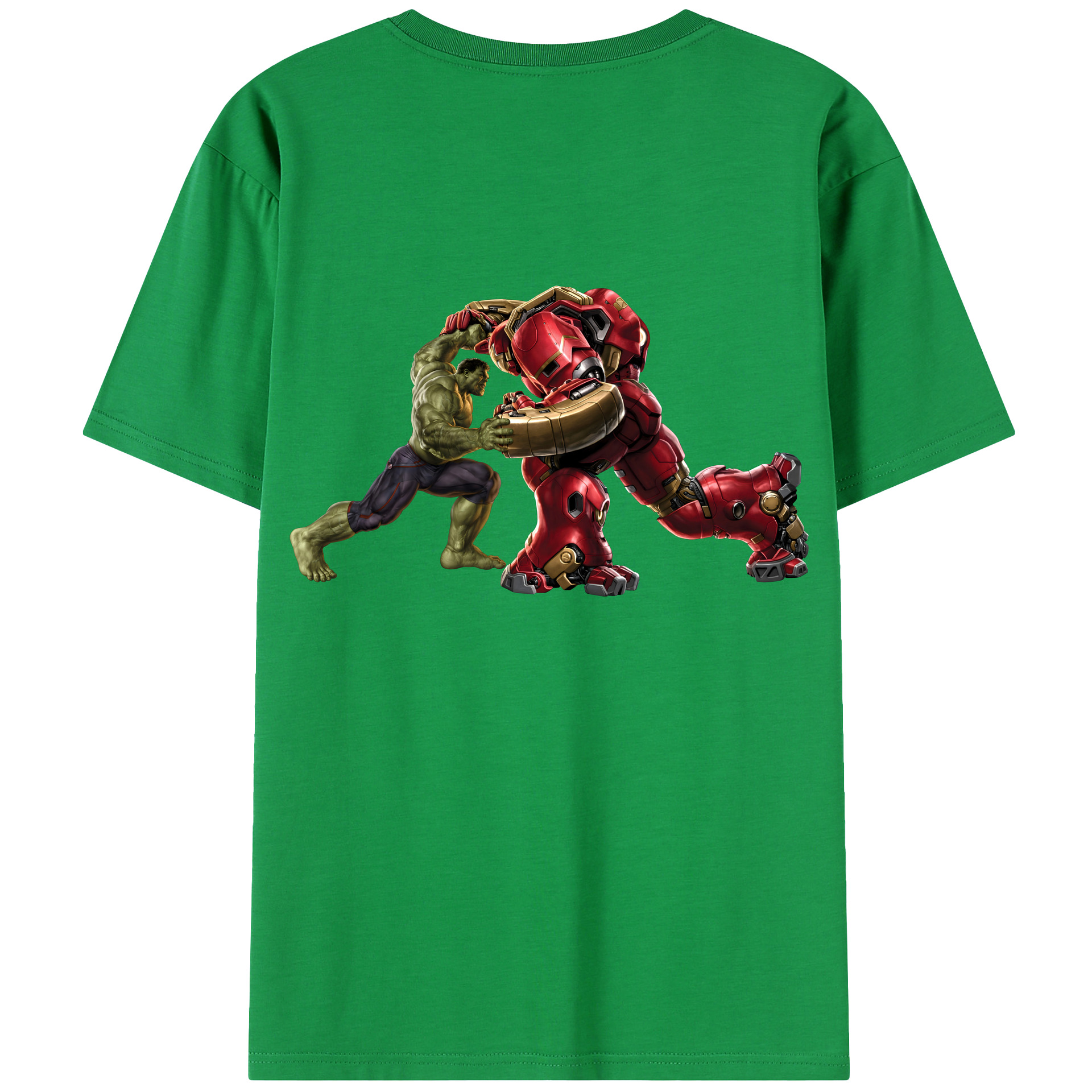 （画像用） アベンジャーズ The Avengers 綿100％半袖Tシャツ（背面プリント）