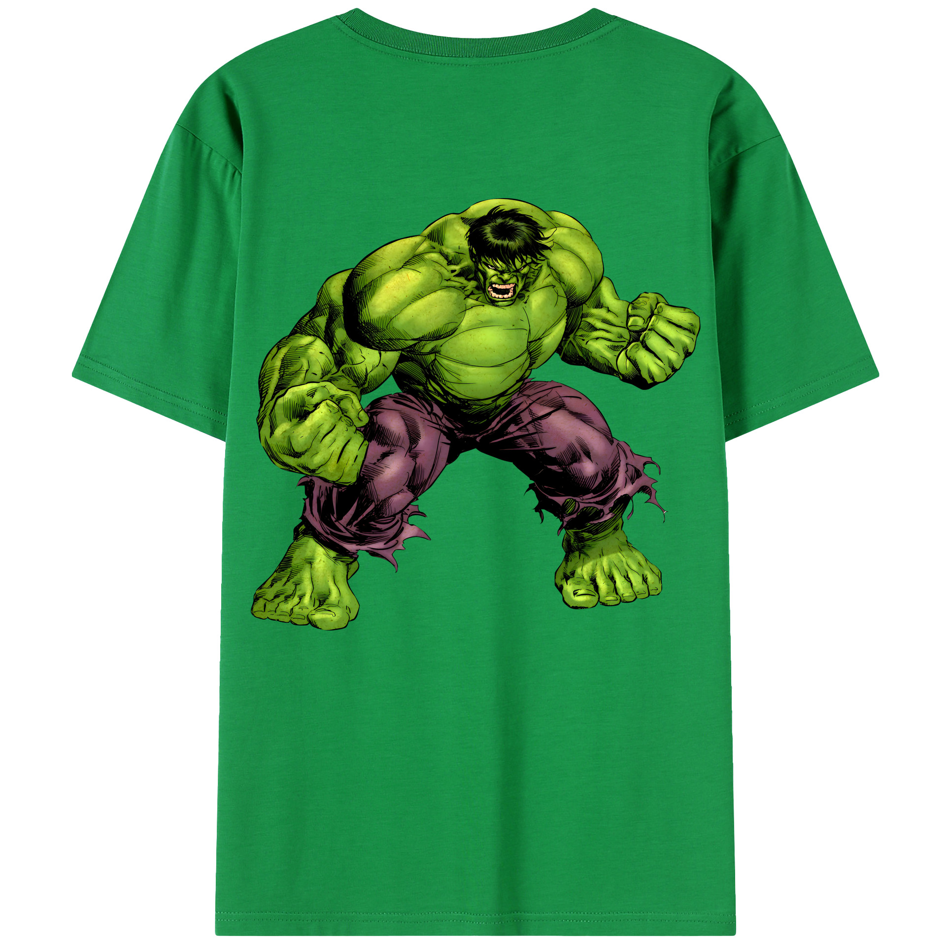 （画像用） アベンジャーズ The Avengers 綿100％半袖Tシャツ（背面プリント）