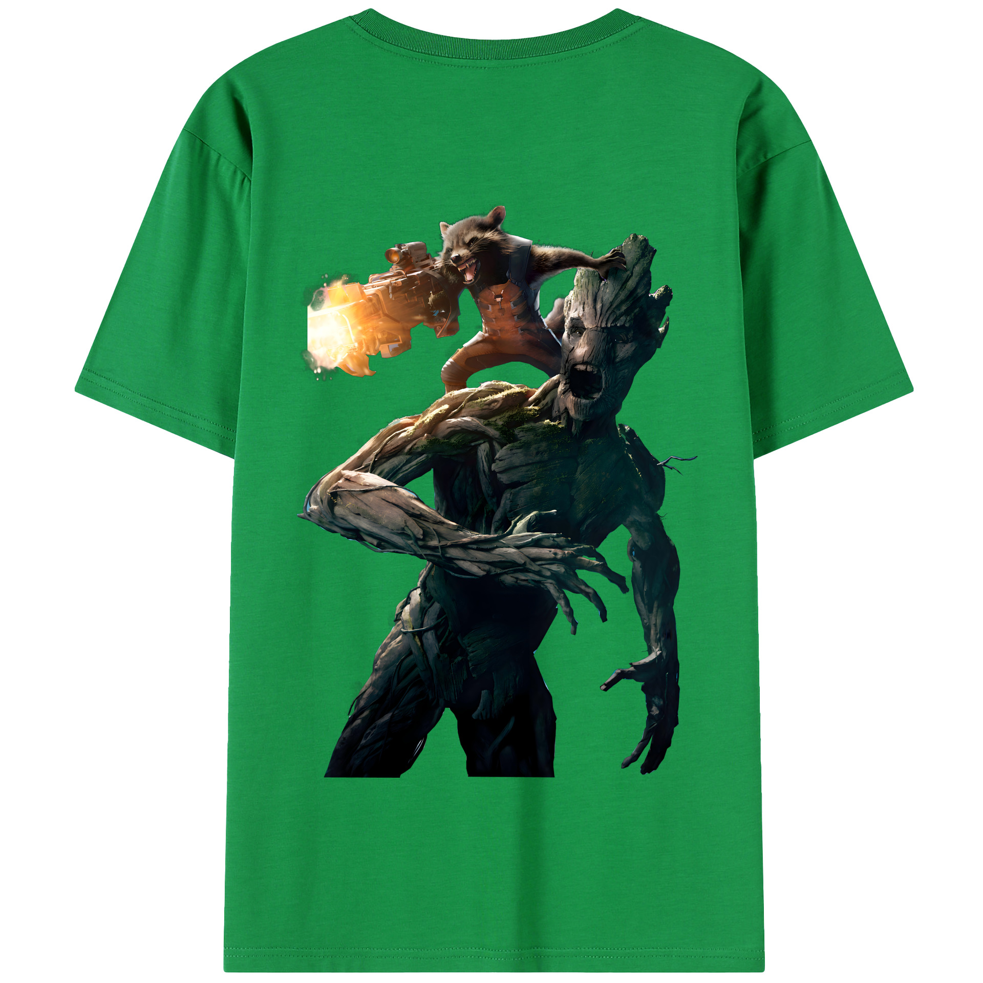 （画像用） アベンジャーズ The Avengers 綿100％半袖Tシャツ（背面プリント）