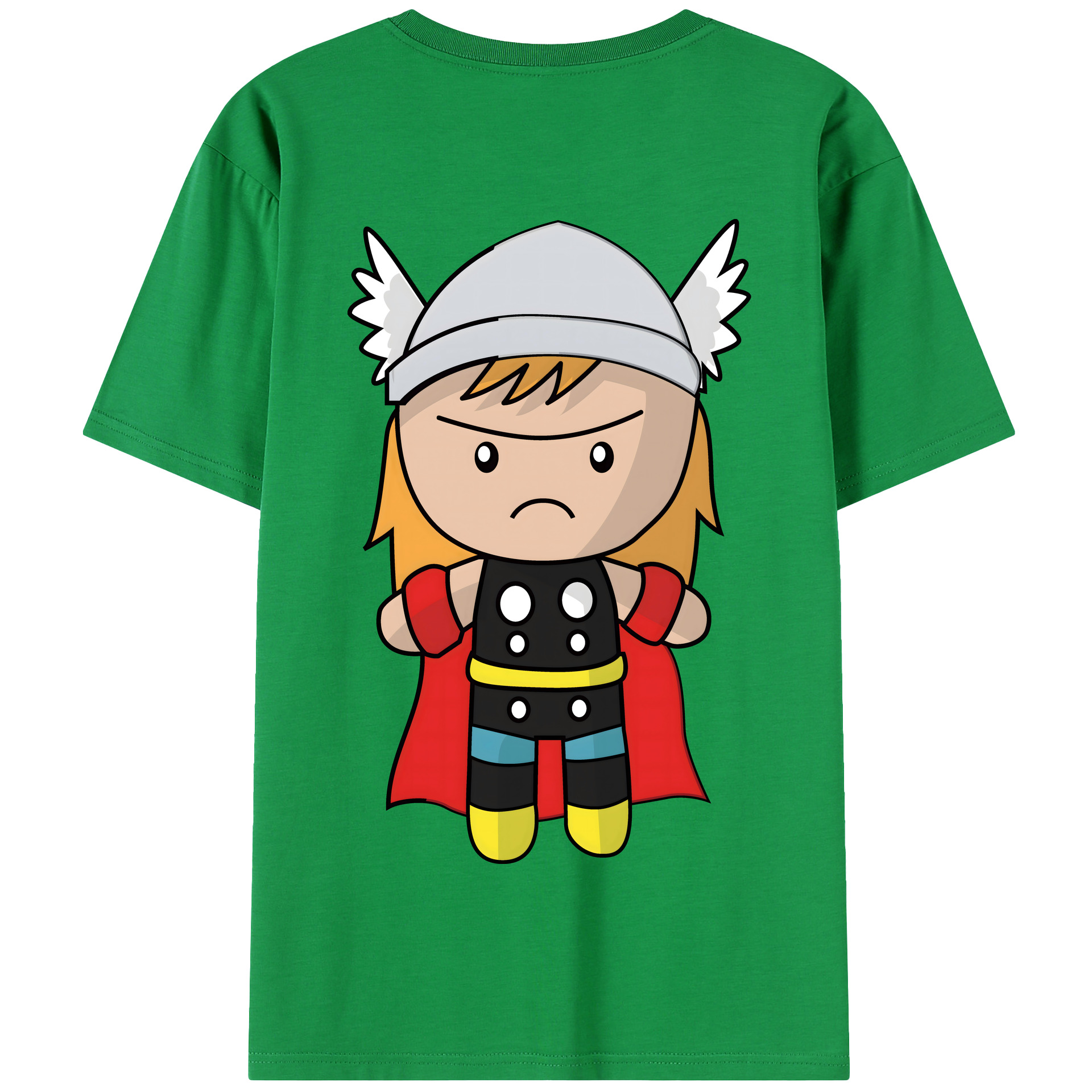 （画像用） アベンジャーズ The Avengers 綿100％半袖Tシャツ（背面プリント）