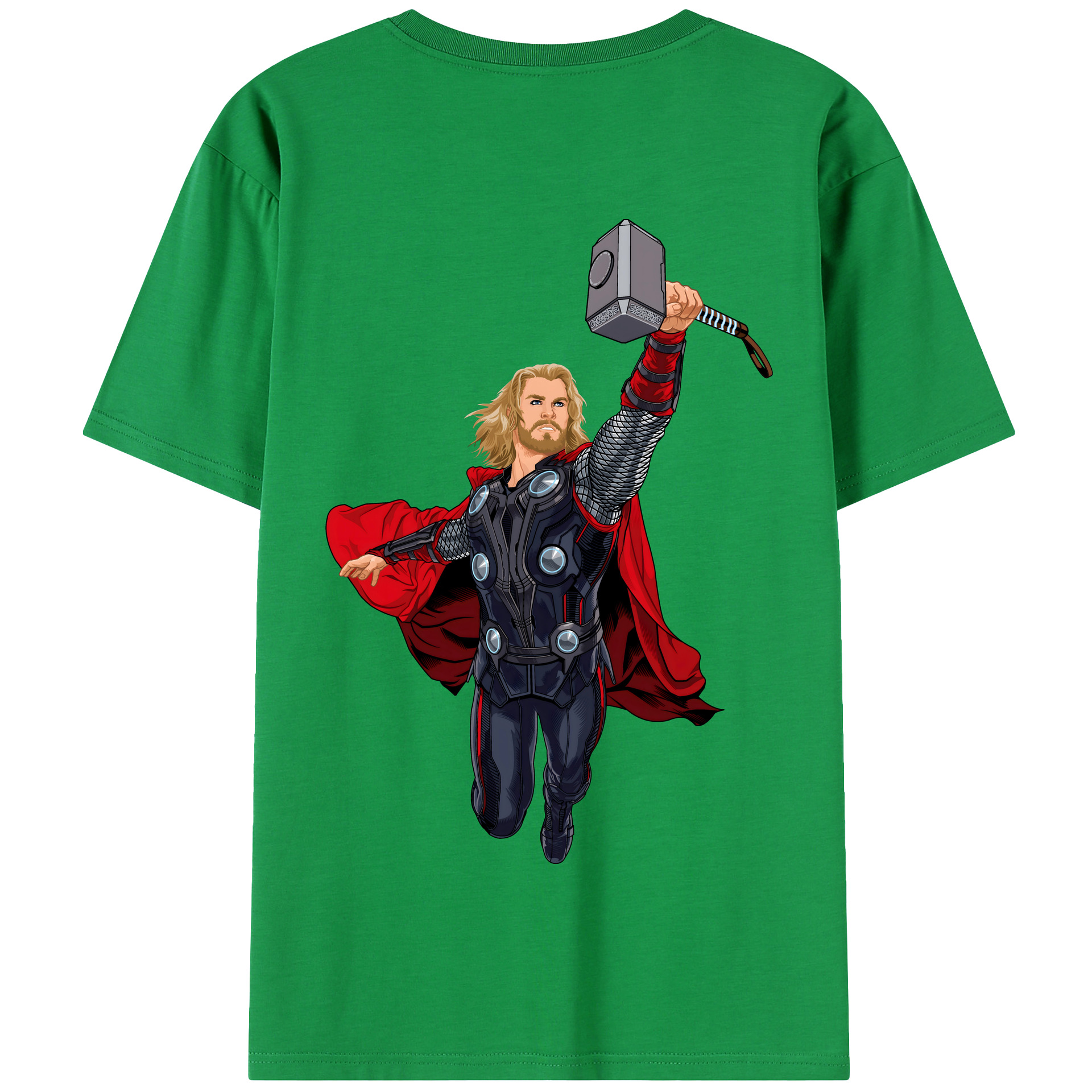 （画像用） アベンジャーズ The Avengers 綿100％半袖Tシャツ（背面プリント）