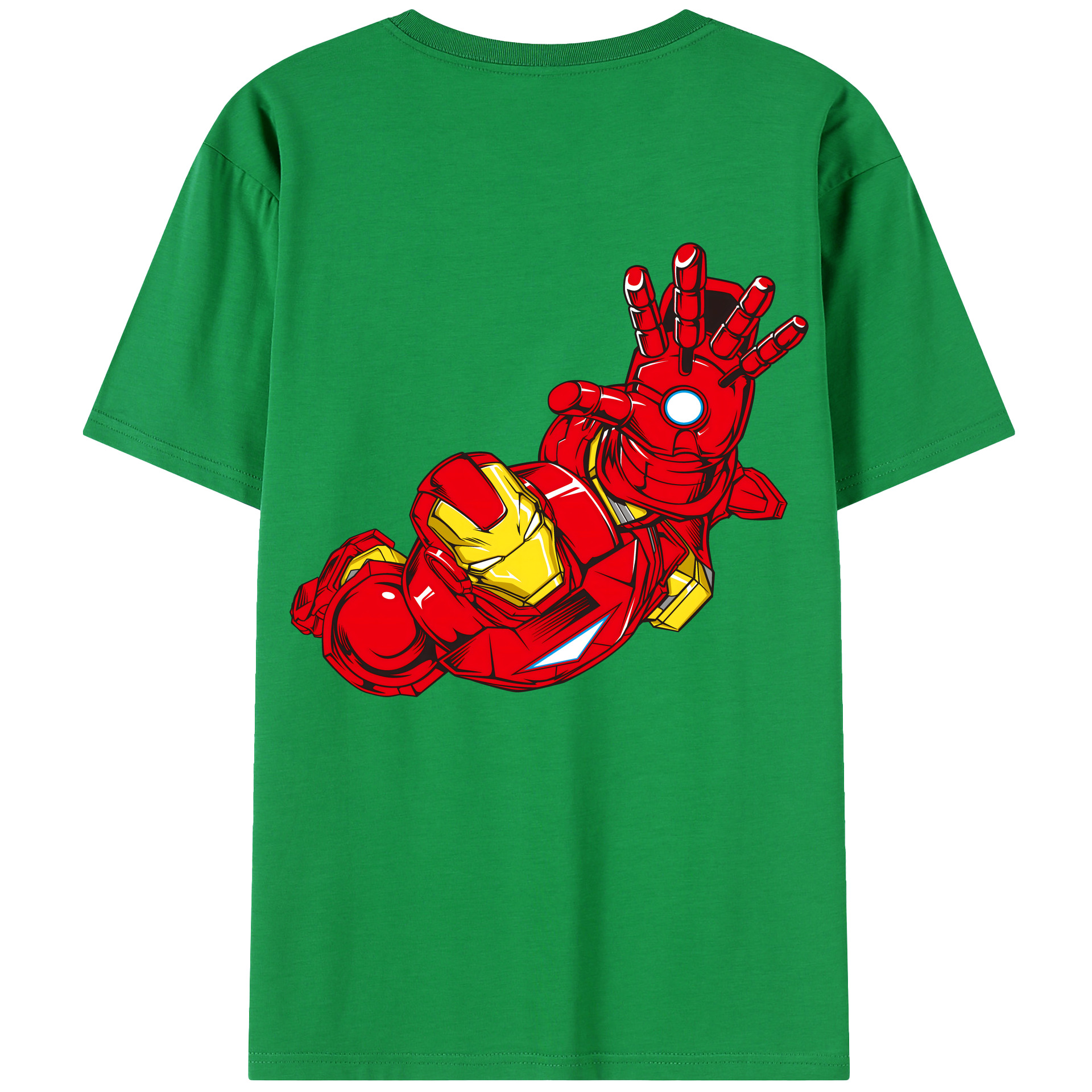 （画像用） アベンジャーズ The Avengers 綿100％半袖Tシャツ（背面プリント）