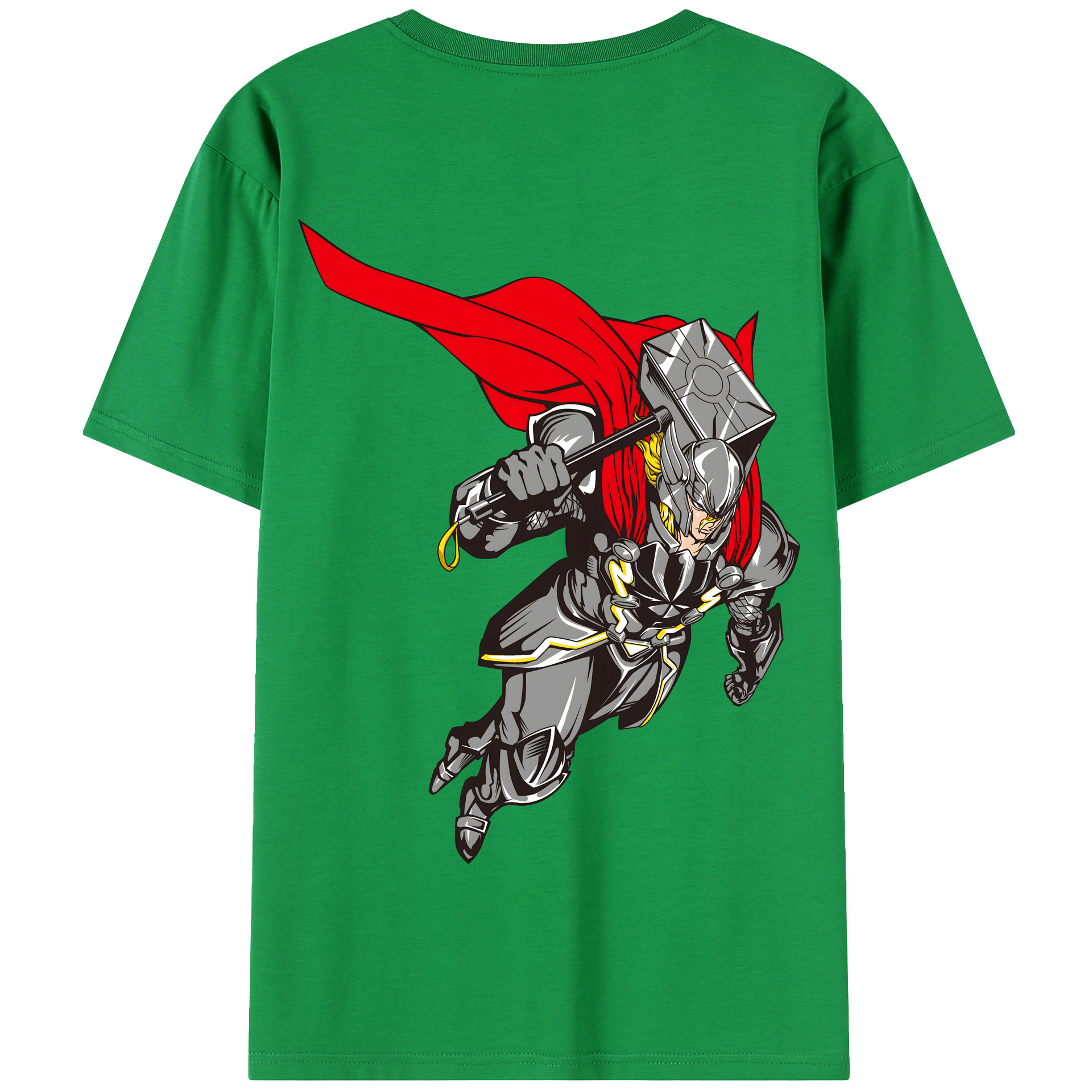 （画像用） アベンジャーズ The Avengers 綿100％半袖Tシャツ（背面プリント）