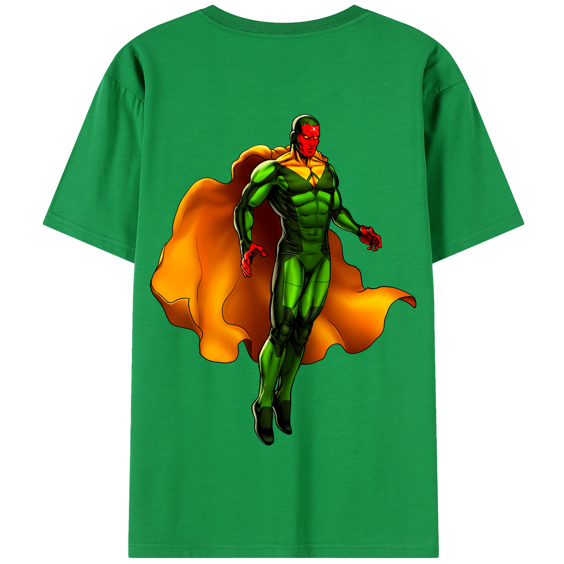 （画像用） アベンジャーズ The Avengers 綿100％半袖Tシャツ（背面プリント）