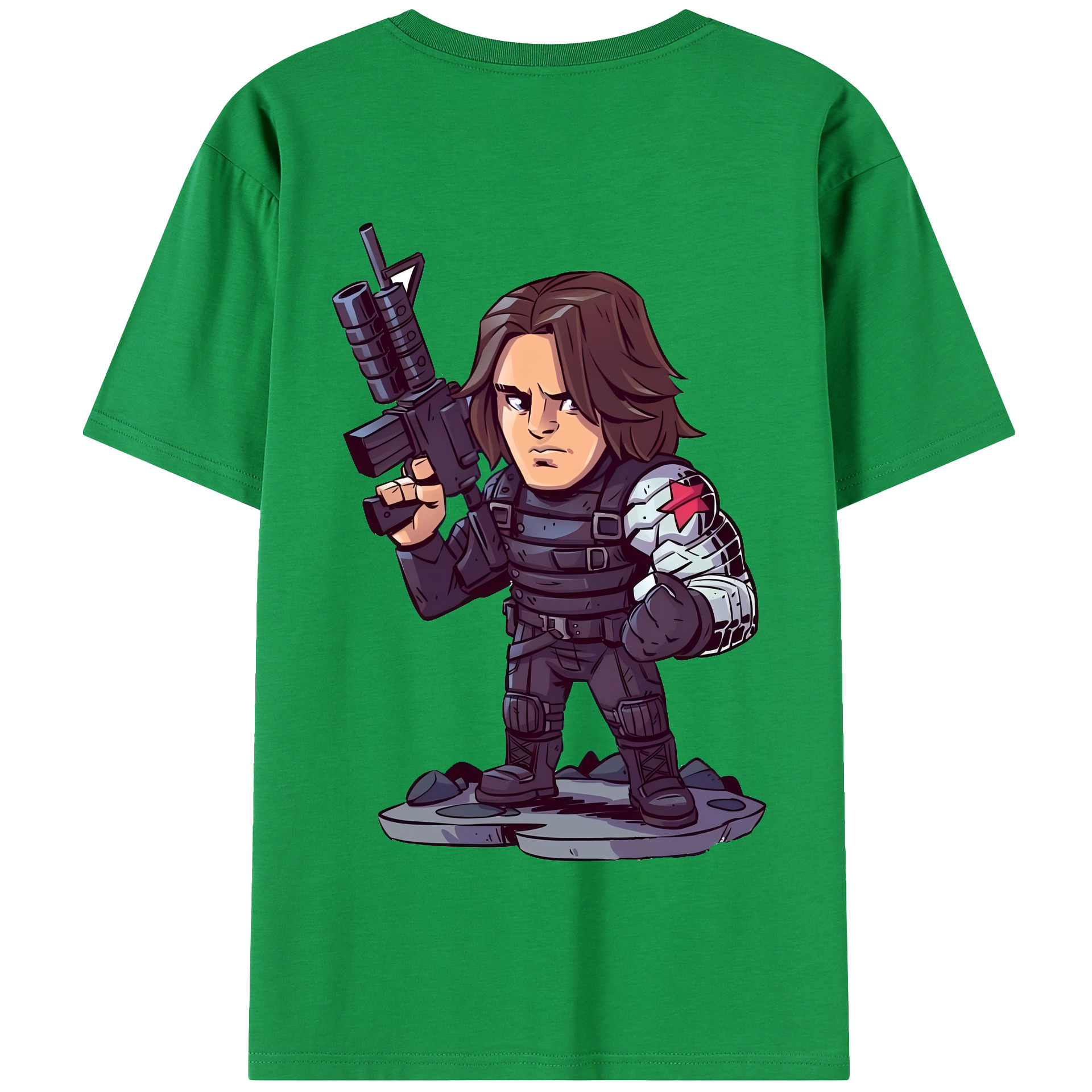 （画像用） アベンジャーズ The Avengers 綿100％半袖Tシャツ（背面プリント）