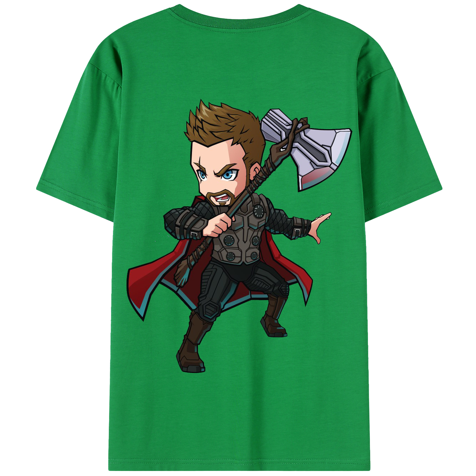 （画像用） アベンジャーズ The Avengers 綿100％半袖Tシャツ（背面プリント）