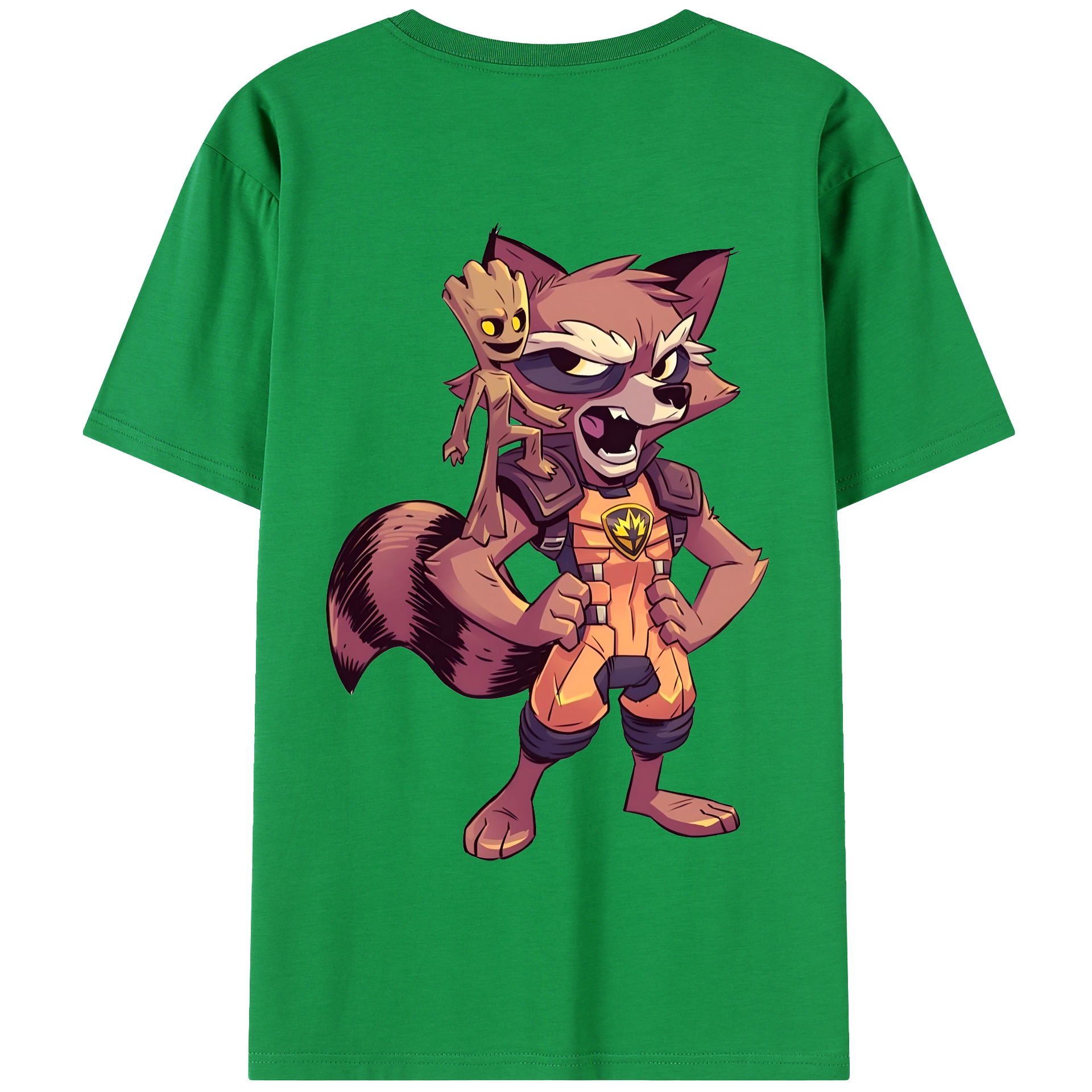 （画像用） アベンジャーズ The Avengers 綿100％半袖Tシャツ（背面プリント）