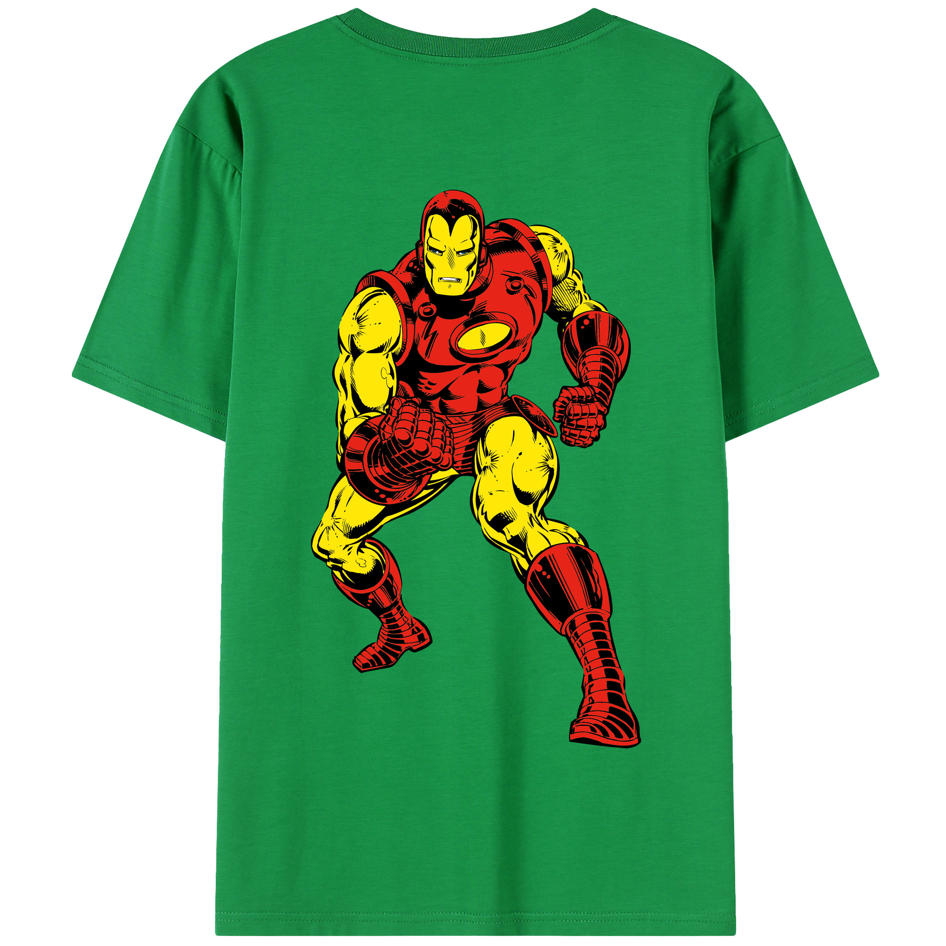 （画像用） アベンジャーズ The Avengers 綿100％半袖Tシャツ（背面プリント）