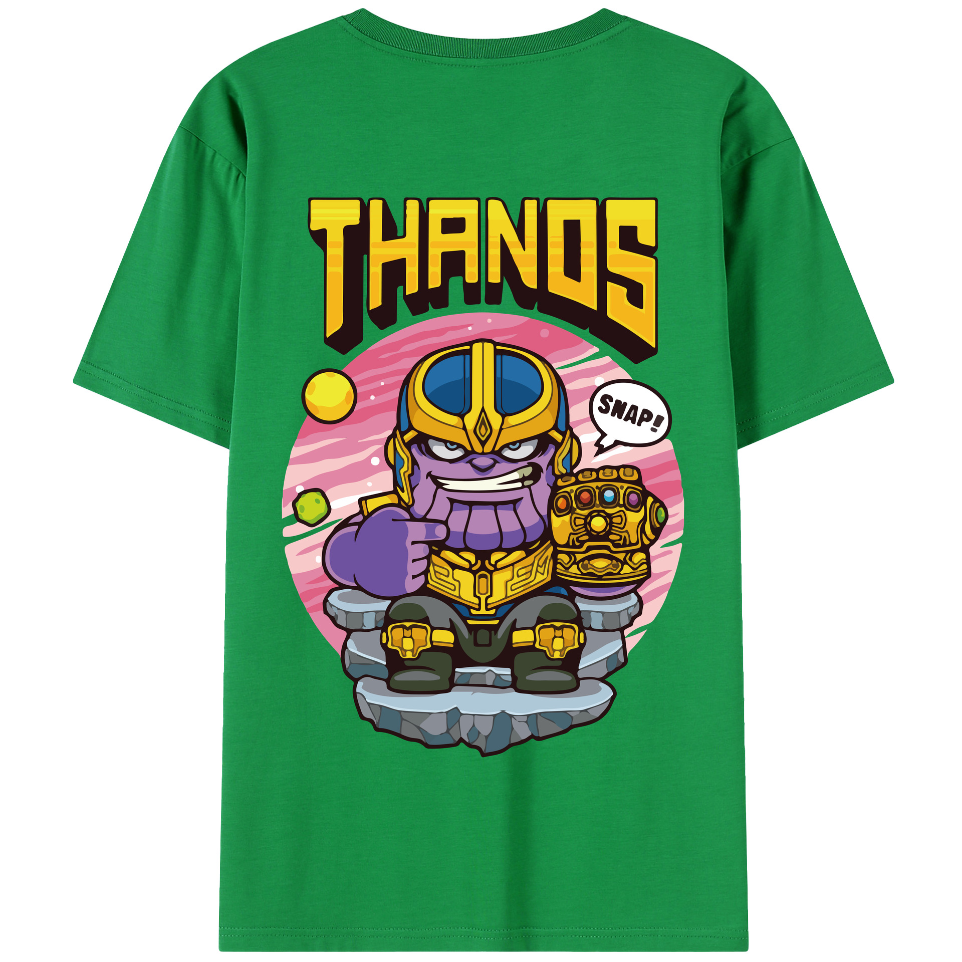 （画像用） アベンジャーズ The Avengers 綿100％半袖Tシャツ（背面プリント）