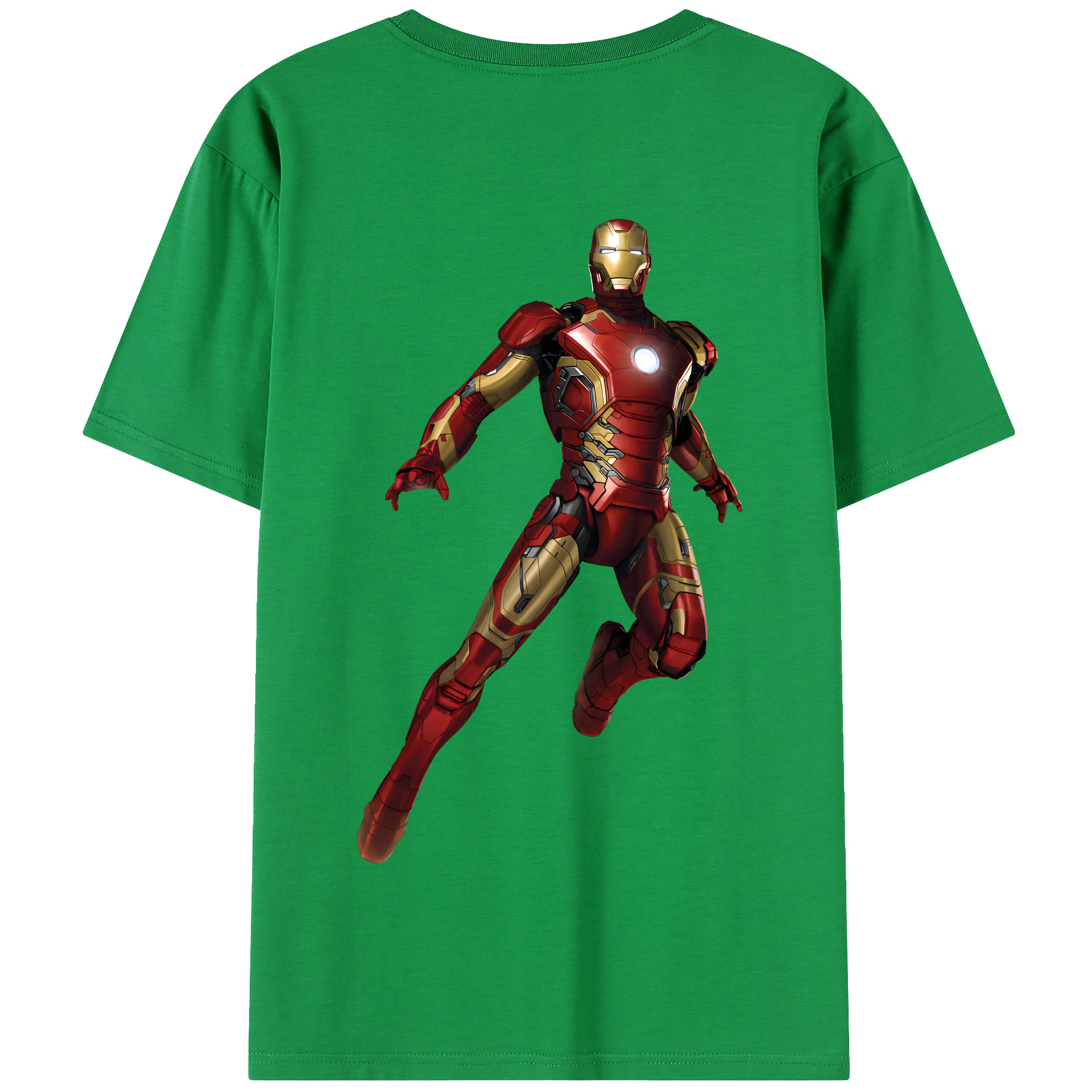 （画像用） アベンジャーズ The Avengers 綿100％半袖Tシャツ（背面プリント）