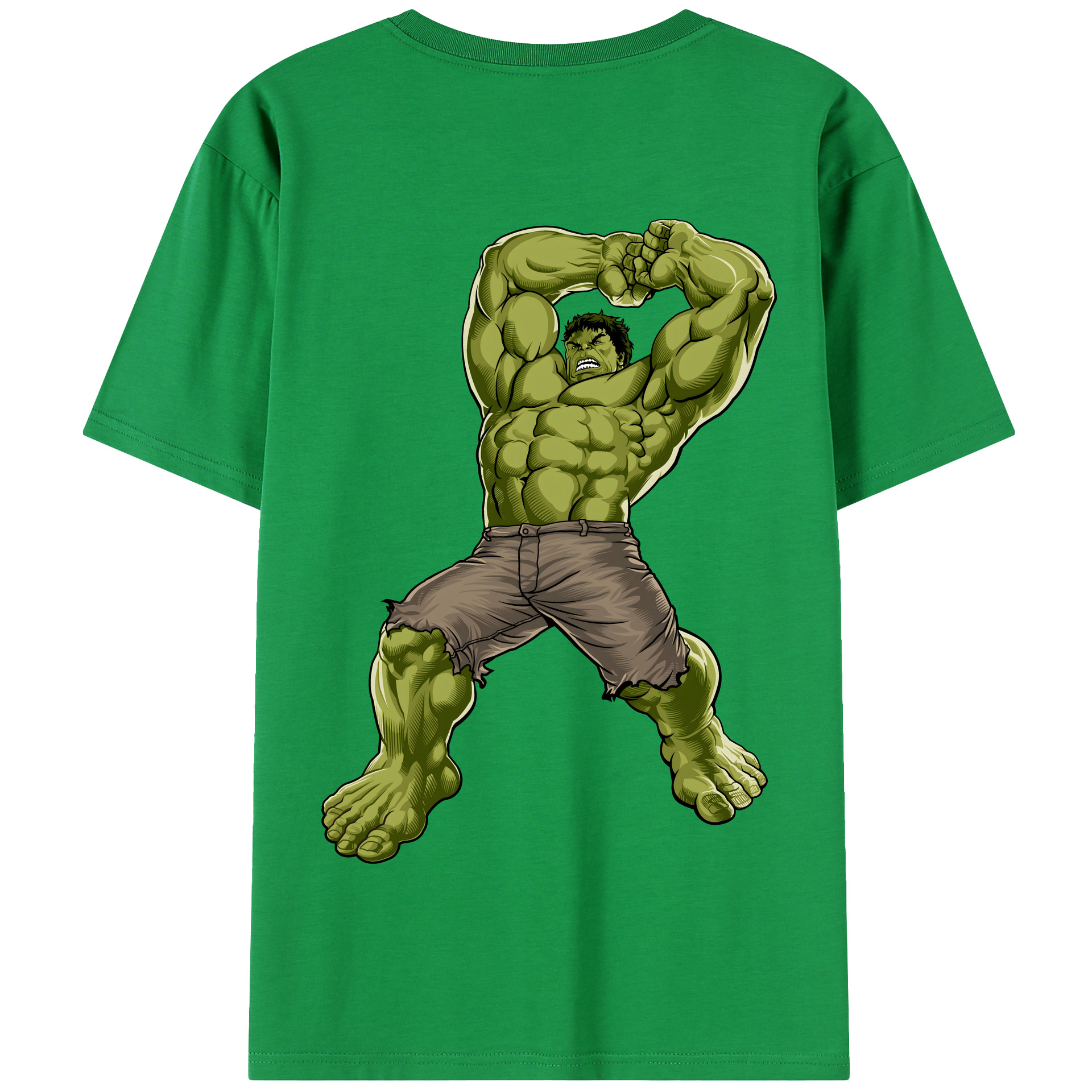 （画像用） アベンジャーズ The Avengers 綿100％半袖Tシャツ（背面プリント）