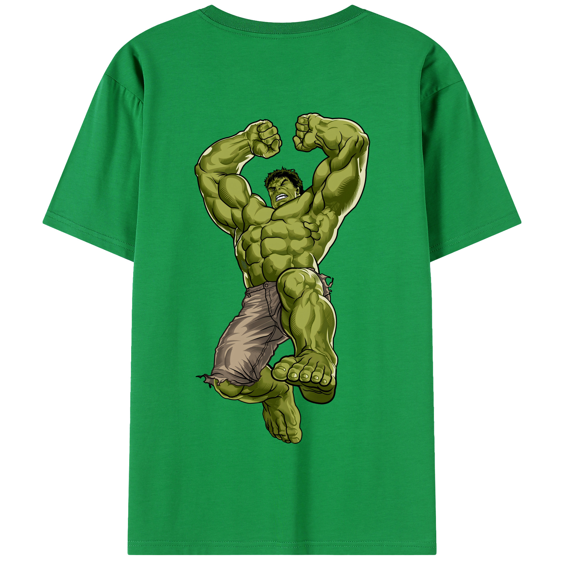 （画像用） アベンジャーズ The Avengers 綿100％半袖Tシャツ（背面プリント）