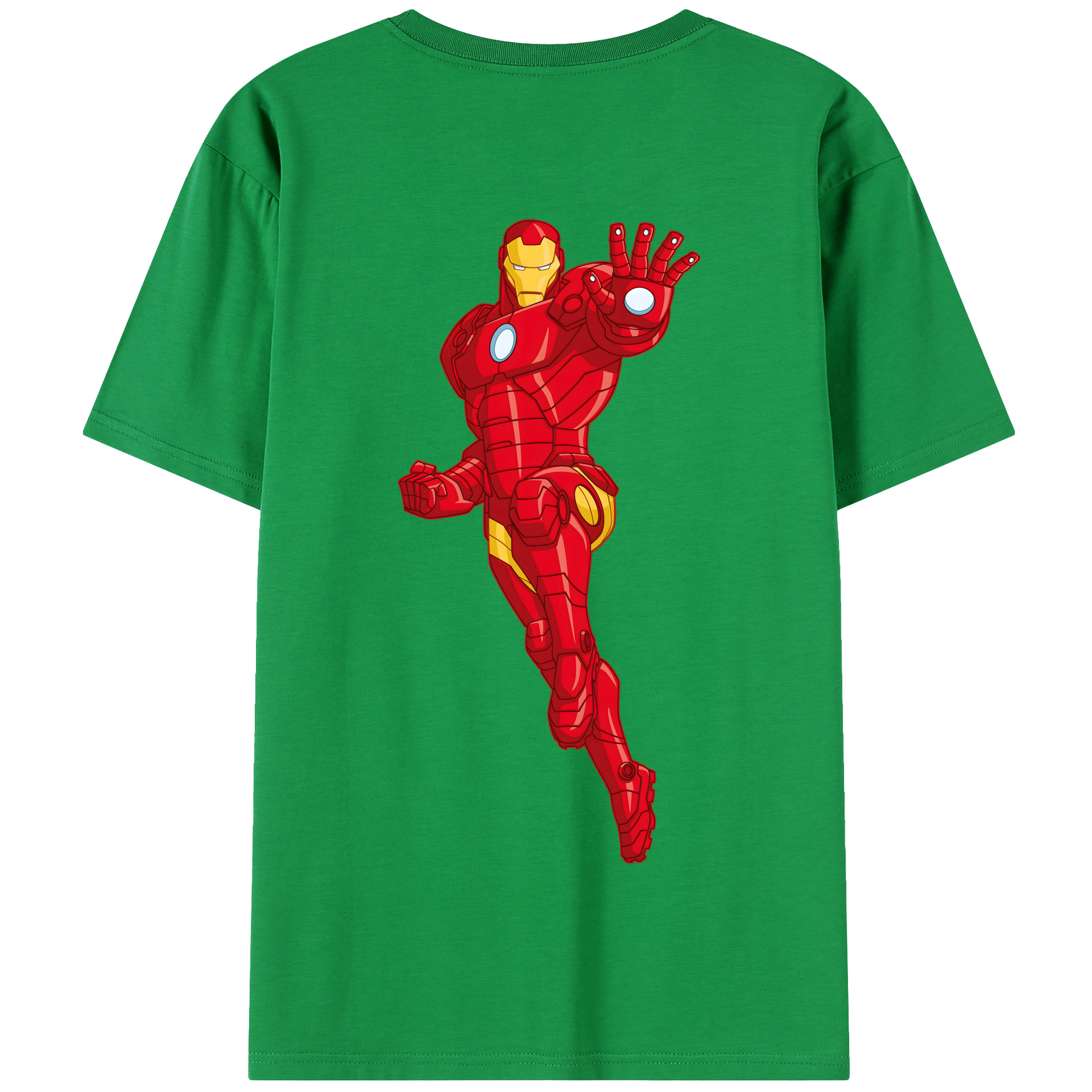 （画像用） アベンジャーズ The Avengers 綿100％半袖Tシャツ（背面プリント）