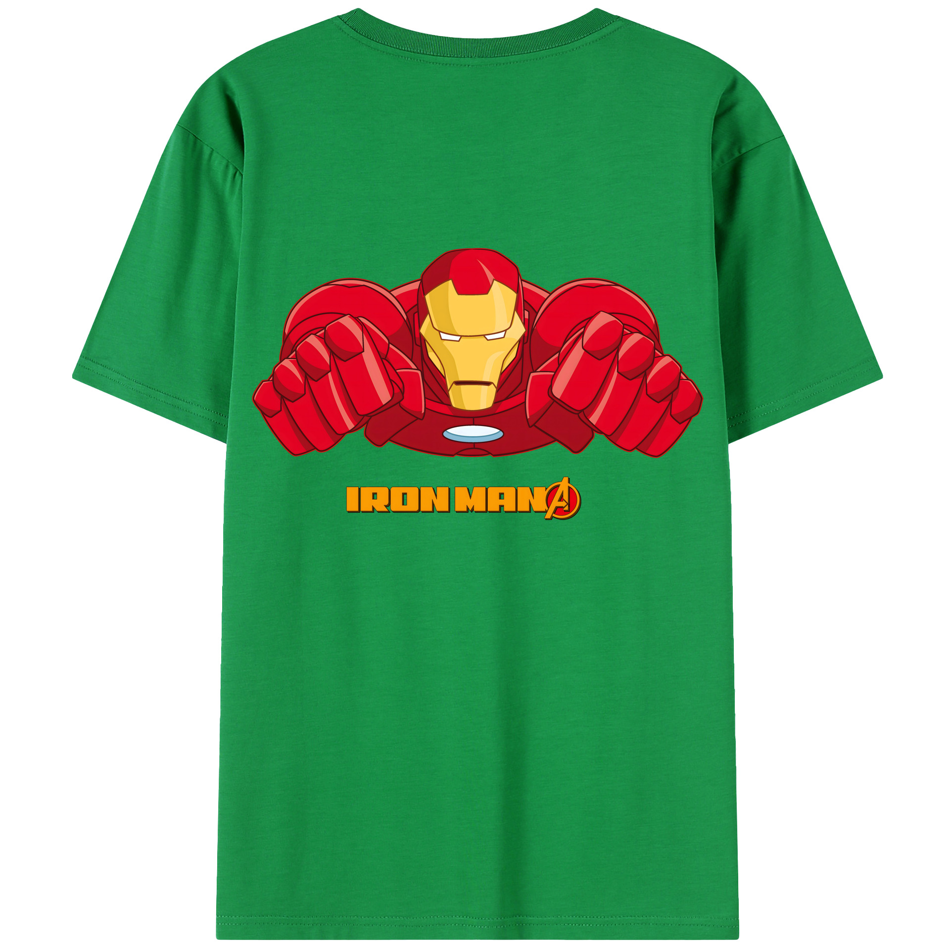 （画像用） アベンジャーズ The Avengers 綿100％半袖Tシャツ（背面プリント）