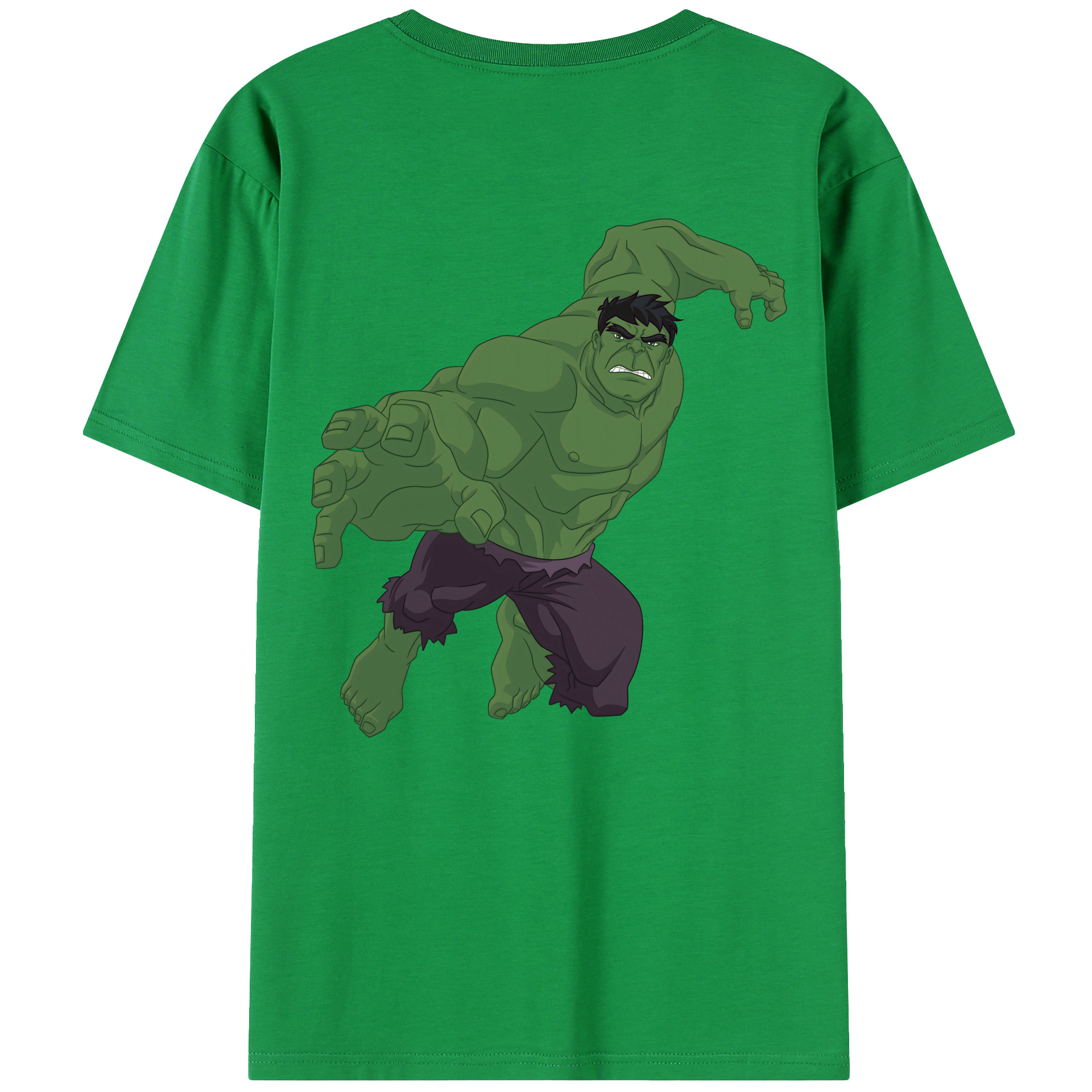 （画像用） アベンジャーズ The Avengers 綿100％半袖Tシャツ（背面プリント）