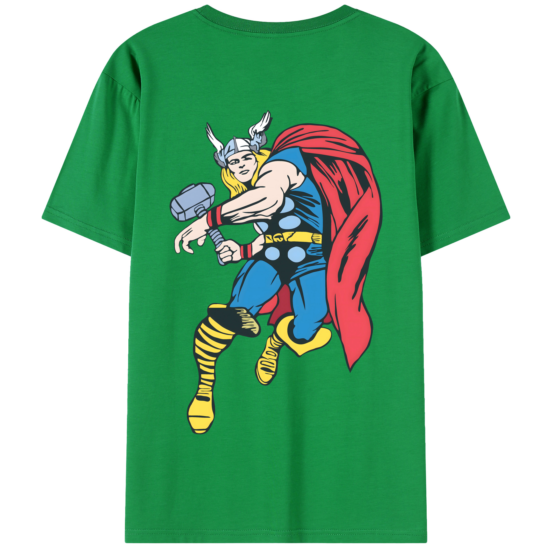 （画像用） アベンジャーズ The Avengers 綿100％半袖Tシャツ（背面プリント）