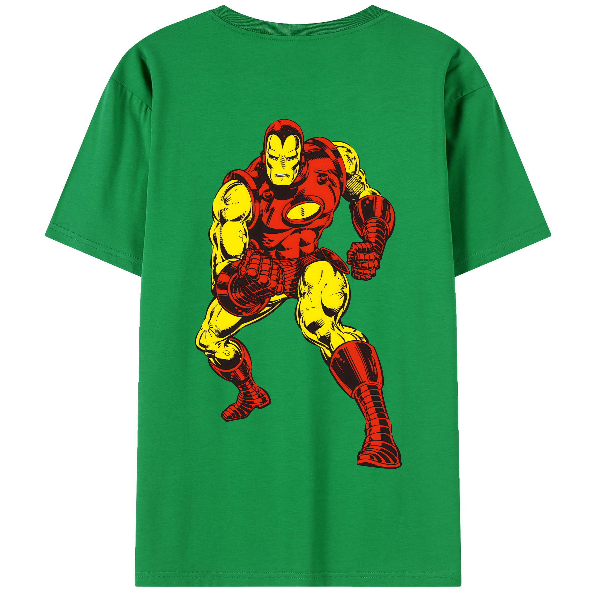 （画像用） アベンジャーズ The Avengers 綿100％半袖Tシャツ（背面プリント）