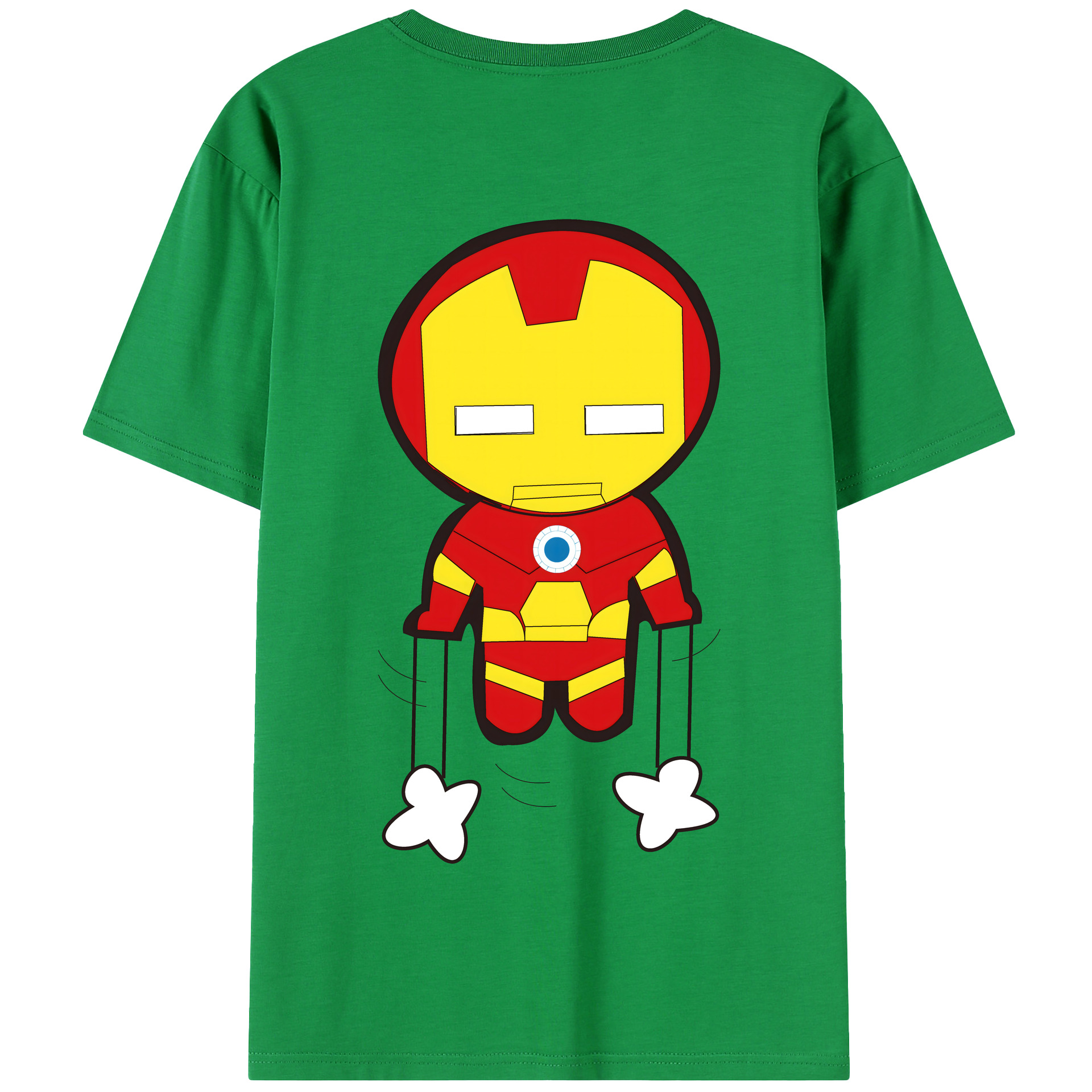 （画像用） アベンジャーズ The Avengers 綿100％半袖Tシャツ（背面プリント）