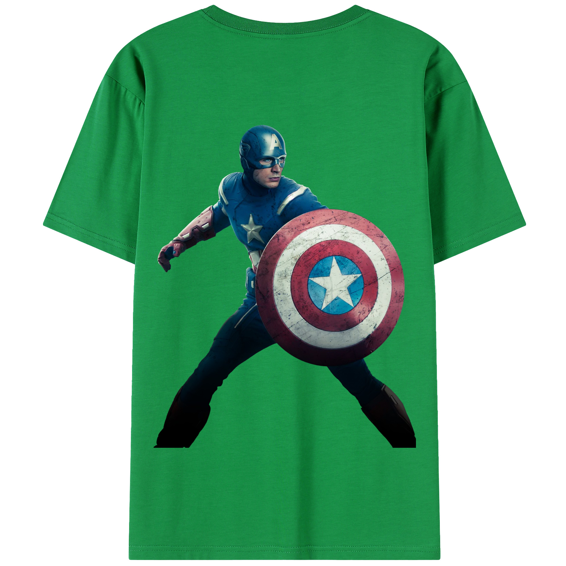 （画像用） アベンジャーズ The Avengers 綿100％半袖Tシャツ（背面プリント）