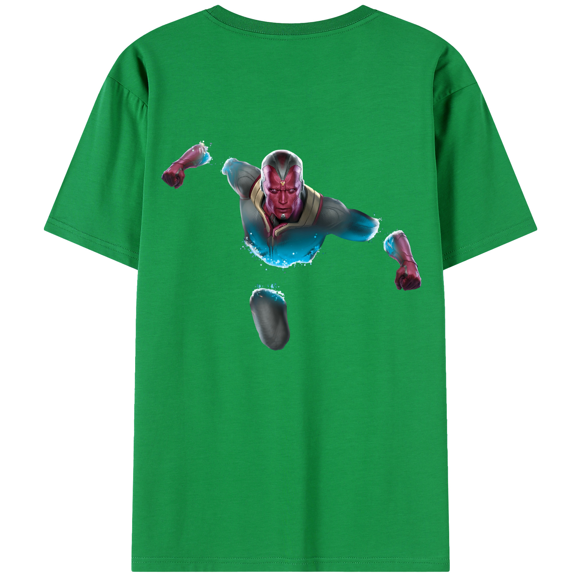 （画像用） アベンジャーズ The Avengers 綿100％半袖Tシャツ（背面プリント）