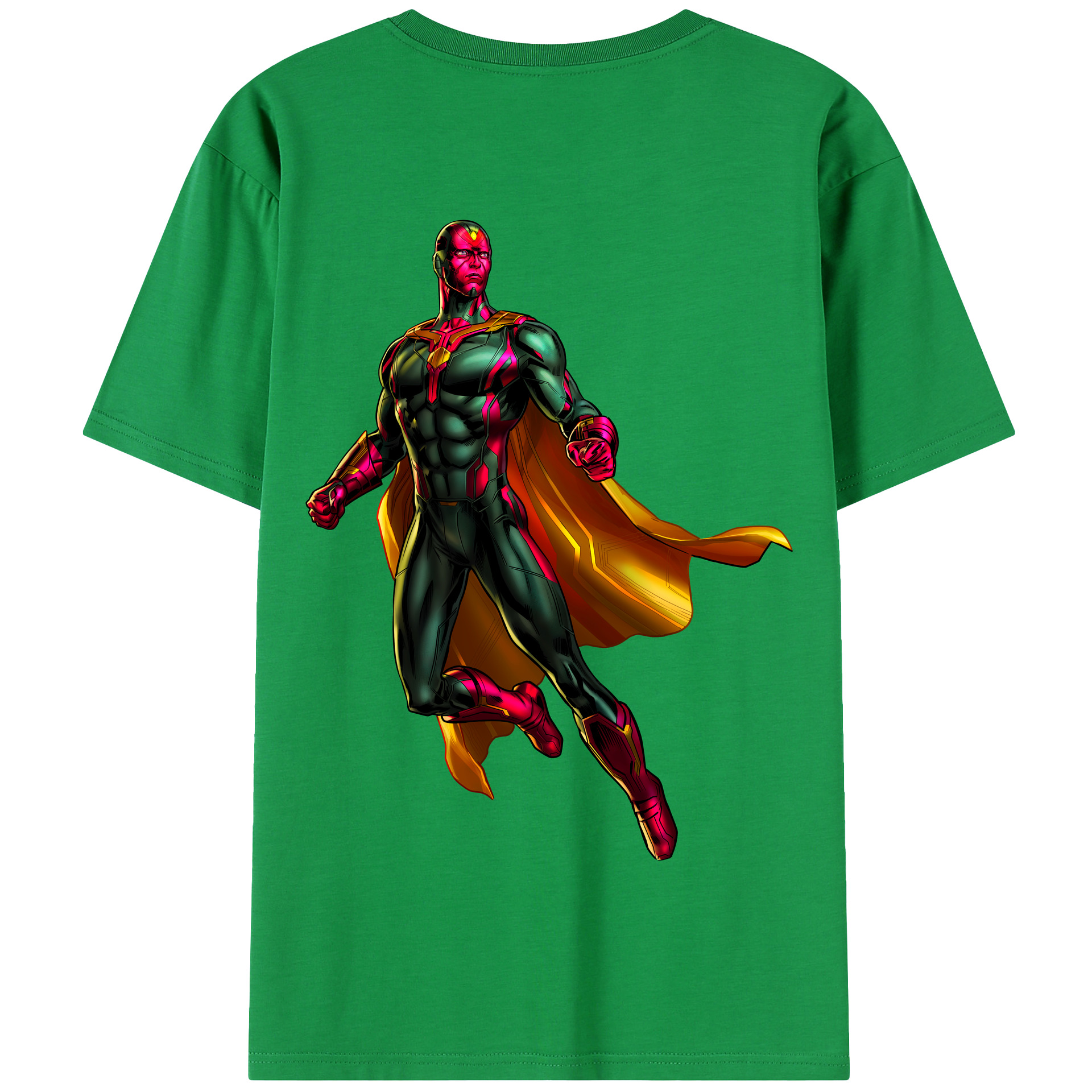 （画像用） アベンジャーズ The Avengers 綿100％半袖Tシャツ（背面プリント）