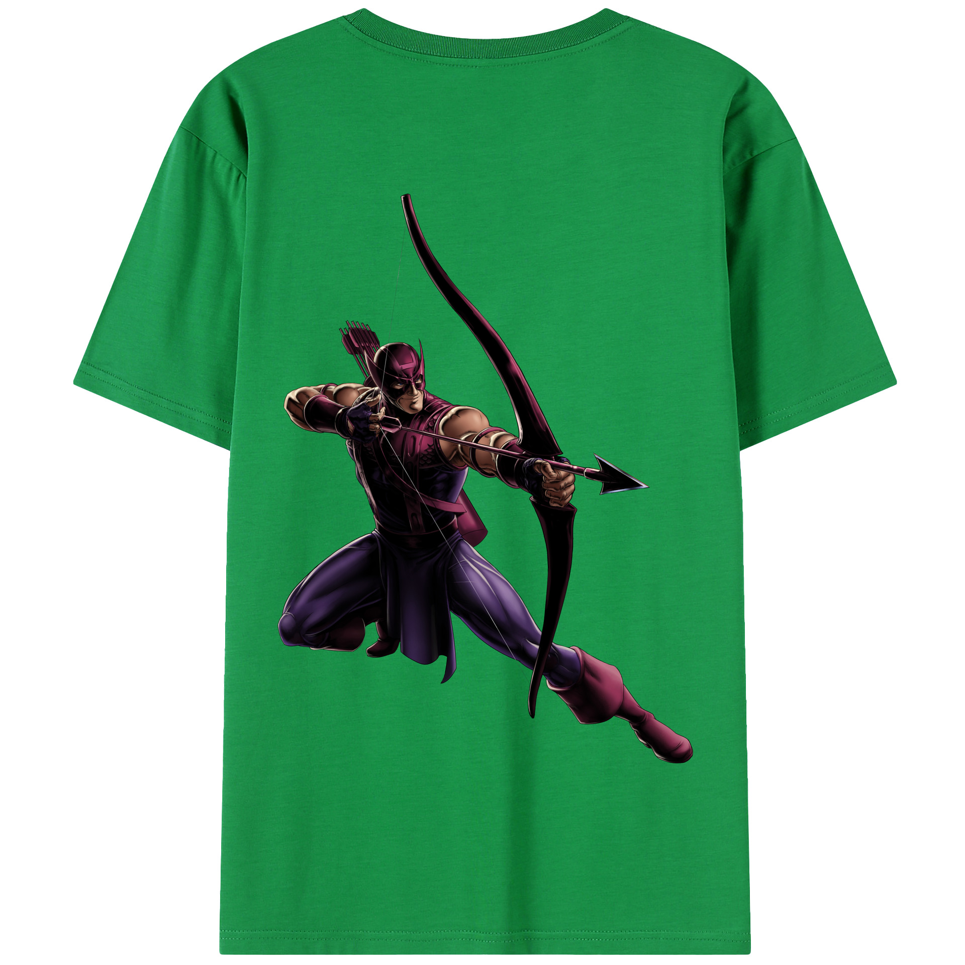 （画像用） アベンジャーズ The Avengers 綿100％半袖Tシャツ（背面プリント）