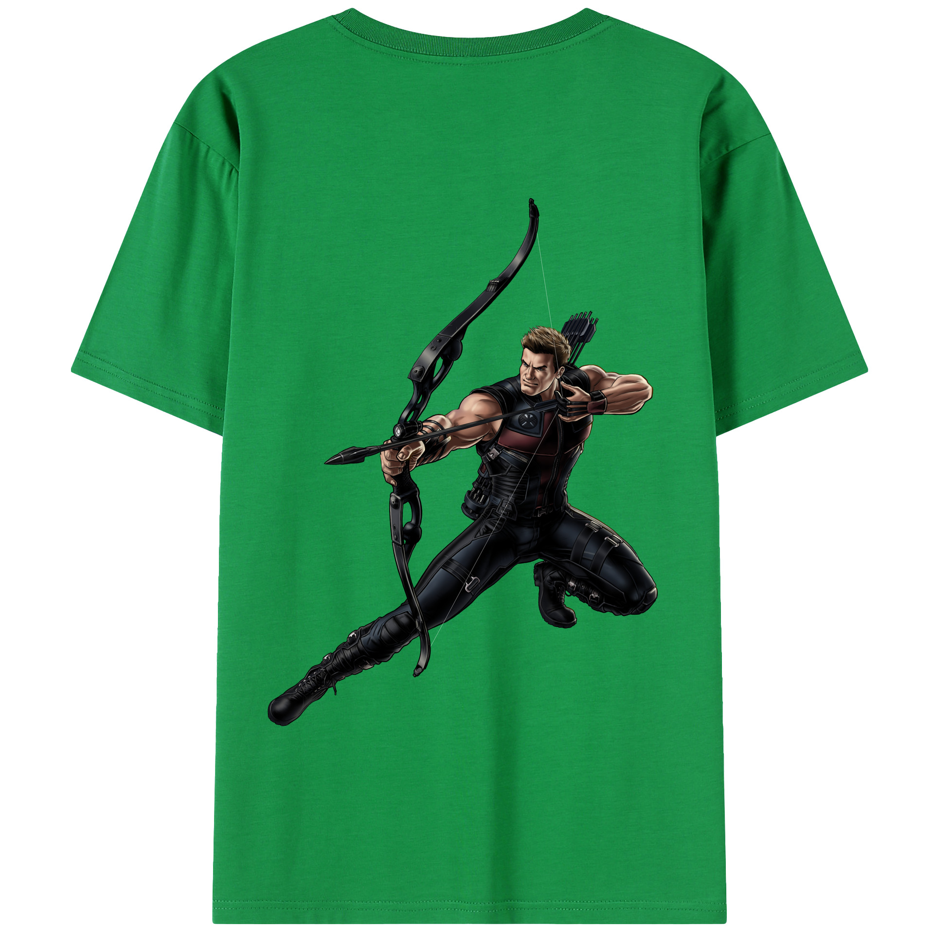 （画像用） アベンジャーズ The Avengers 綿100％半袖Tシャツ（背面プリント）