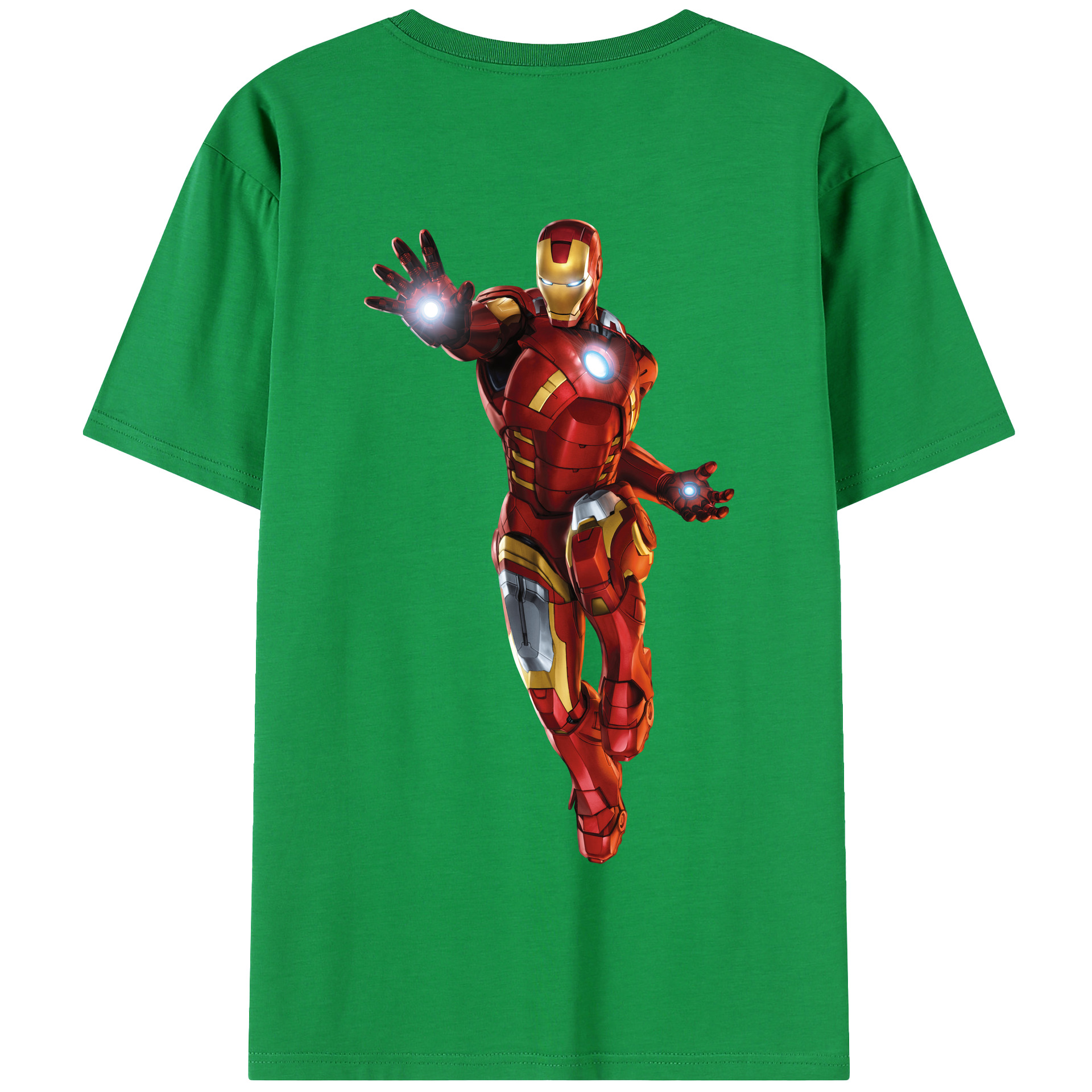 （画像用） アベンジャーズ The Avengers 綿100％半袖Tシャツ（背面プリント）