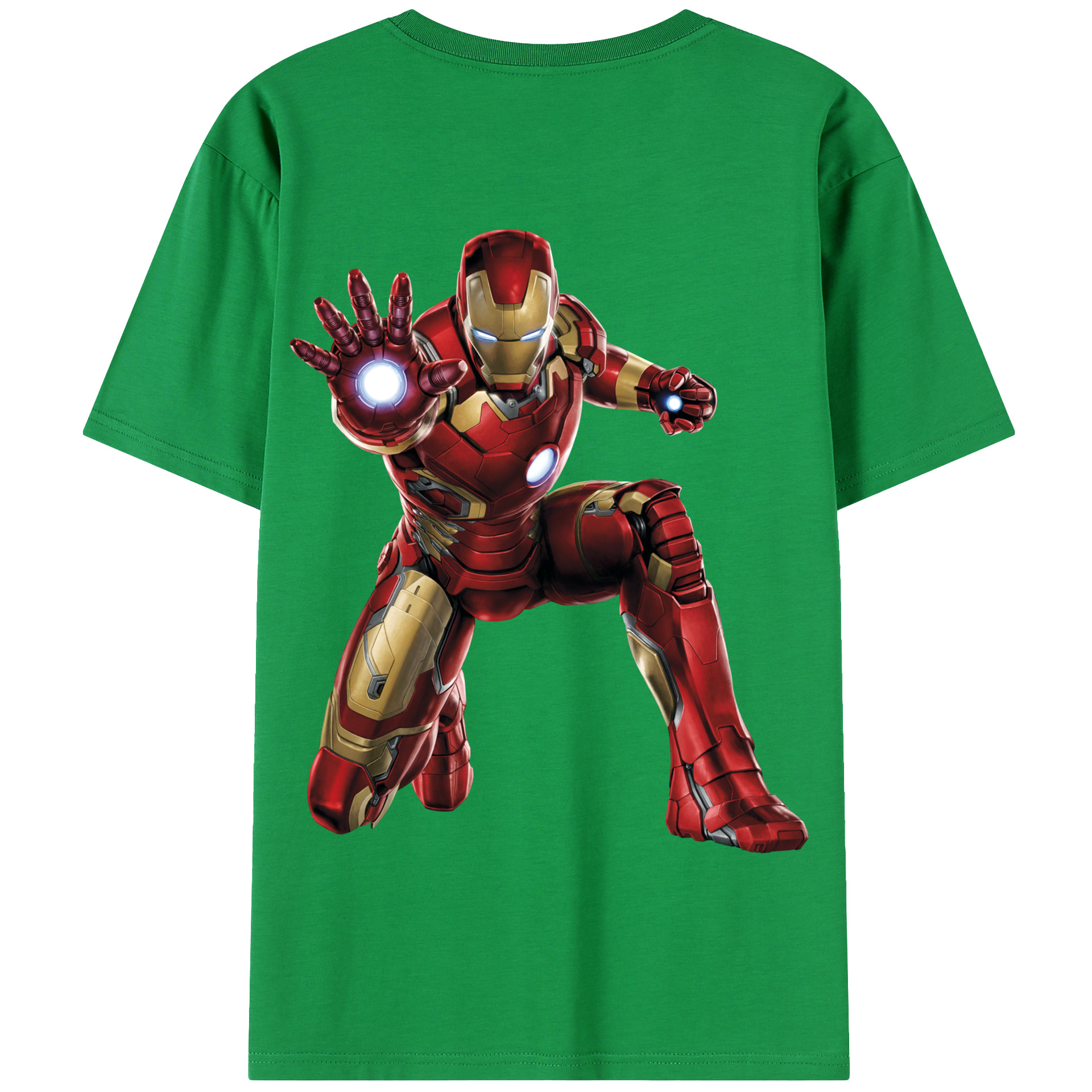 （画像用） アベンジャーズ The Avengers 綿100％半袖Tシャツ（背面プリント）