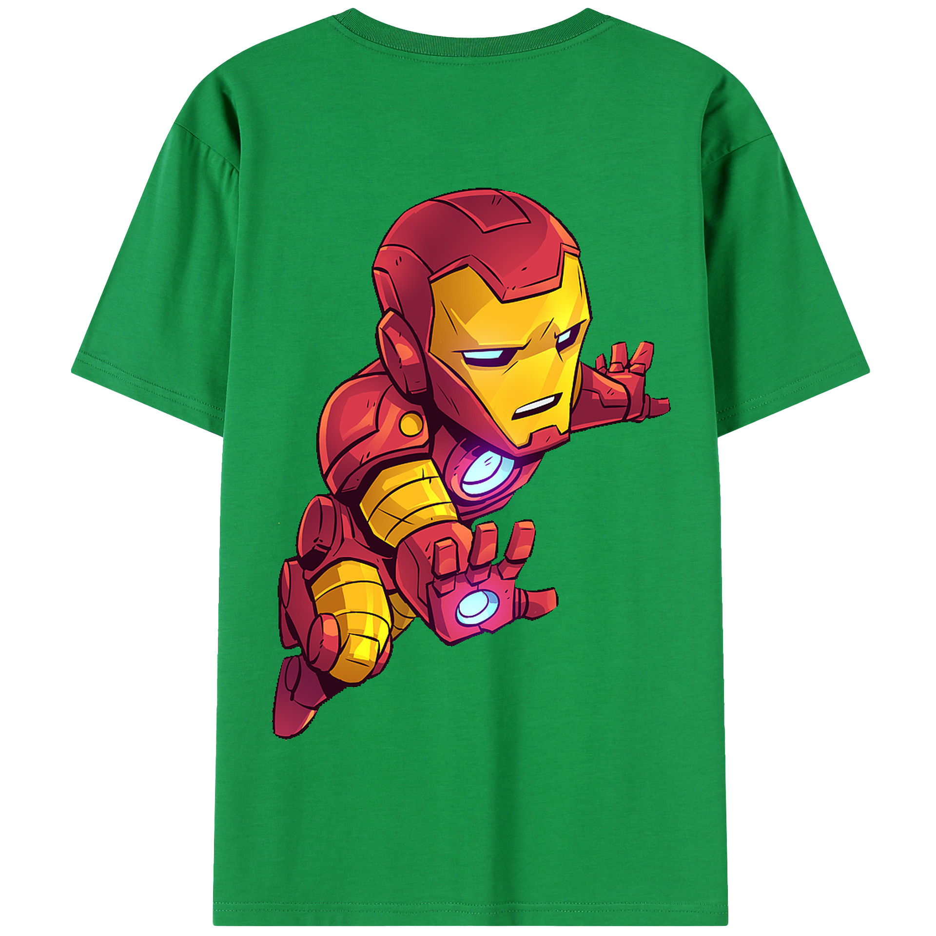 （画像用） アベンジャーズ The Avengers 綿100％半袖Tシャツ（背面プリント）