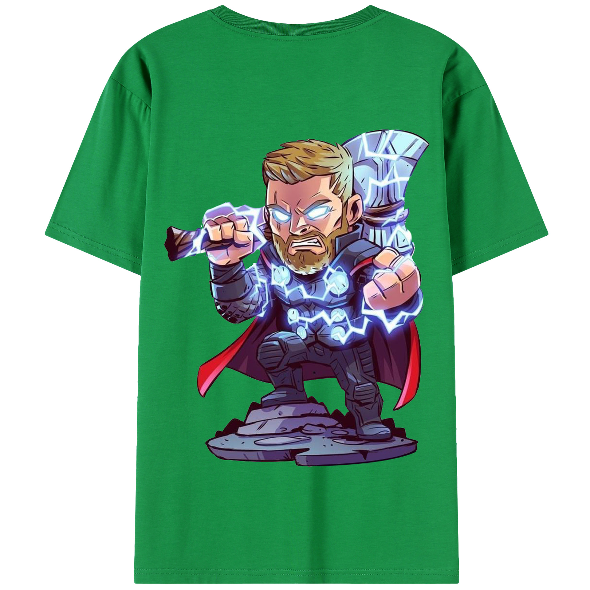 （画像用） アベンジャーズ The Avengers 綿100％半袖Tシャツ（背面プリント）