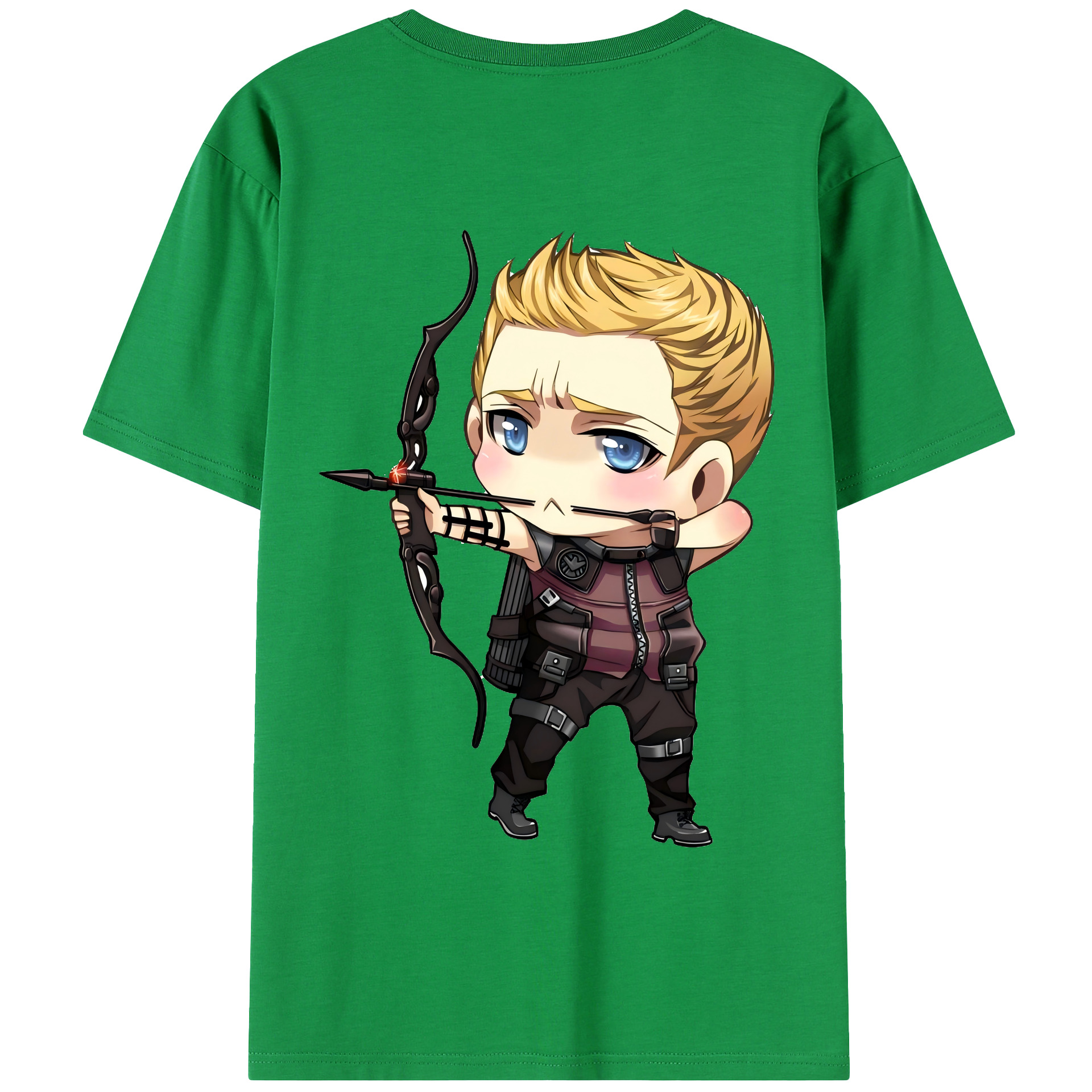 （画像用） アベンジャーズ The Avengers 綿100％半袖Tシャツ（背面プリント）