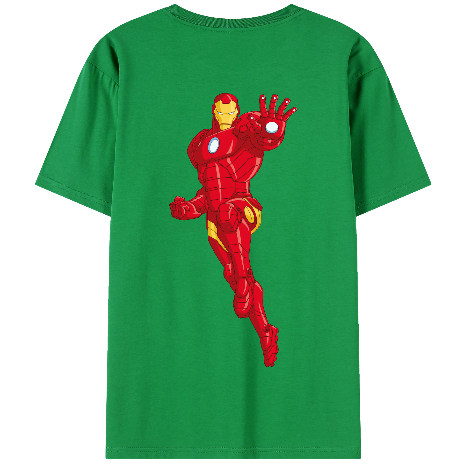 （画像用） アベンジャーズ The Avengers 綿100％半袖Tシャツ（背面プリント）