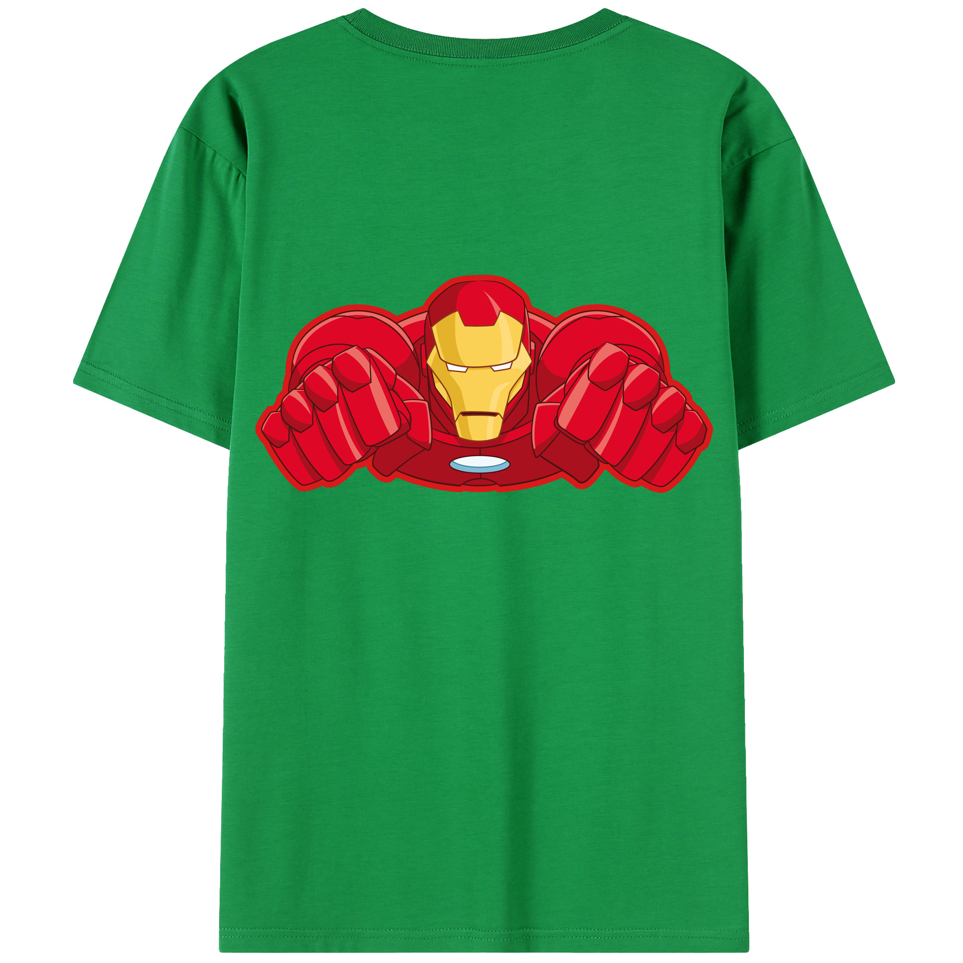 （画像用） アベンジャーズ The Avengers 綿100％半袖Tシャツ（背面プリント）