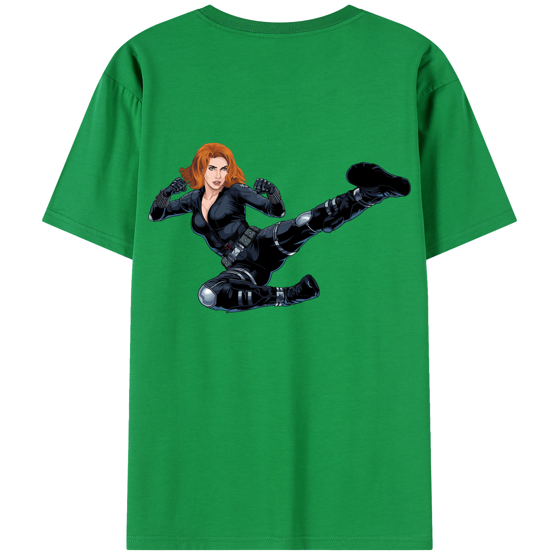（画像用） アベンジャーズ The Avengers 綿100％半袖Tシャツ（背面プリント）