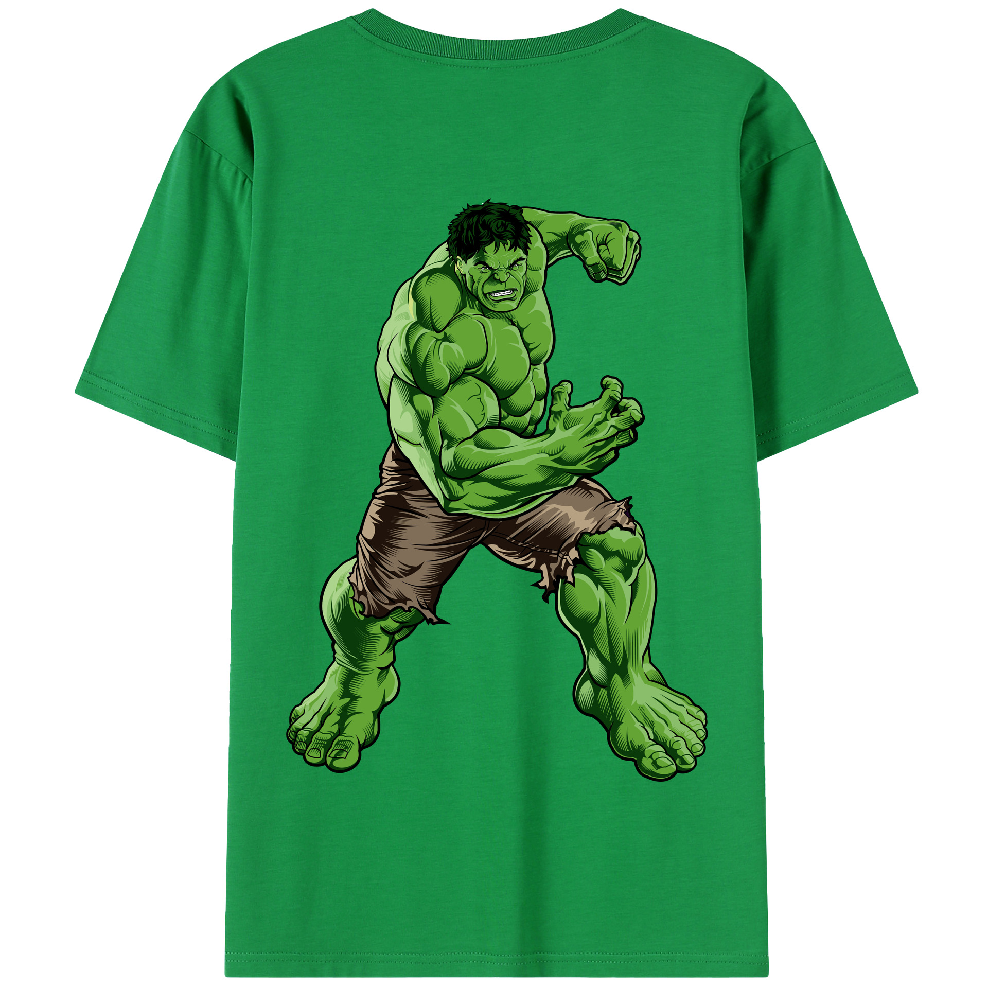 （画像用） アベンジャーズ The Avengers 綿100％半袖Tシャツ（背面プリント）