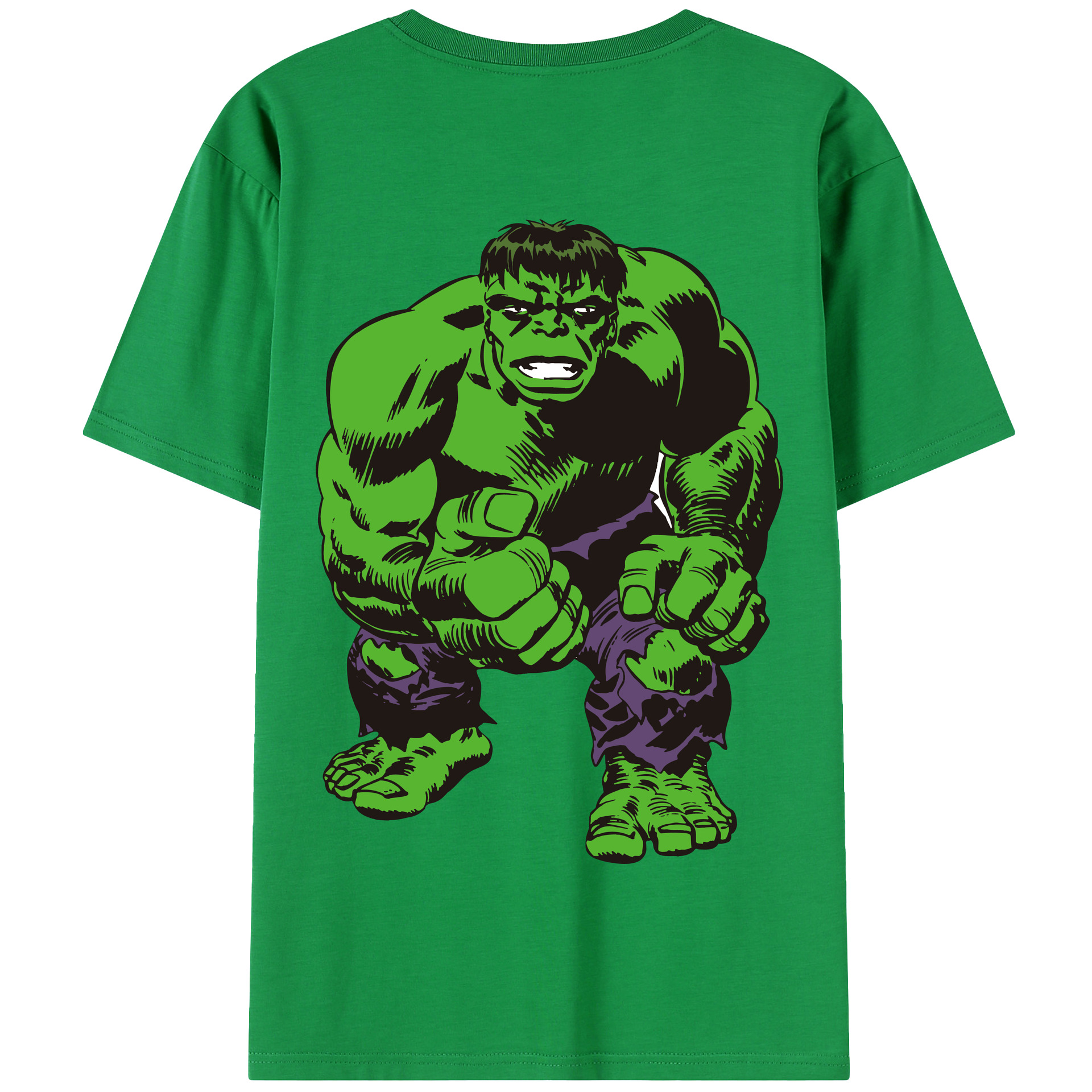 （画像用） アベンジャーズ The Avengers 綿100％半袖Tシャツ（背面プリント）