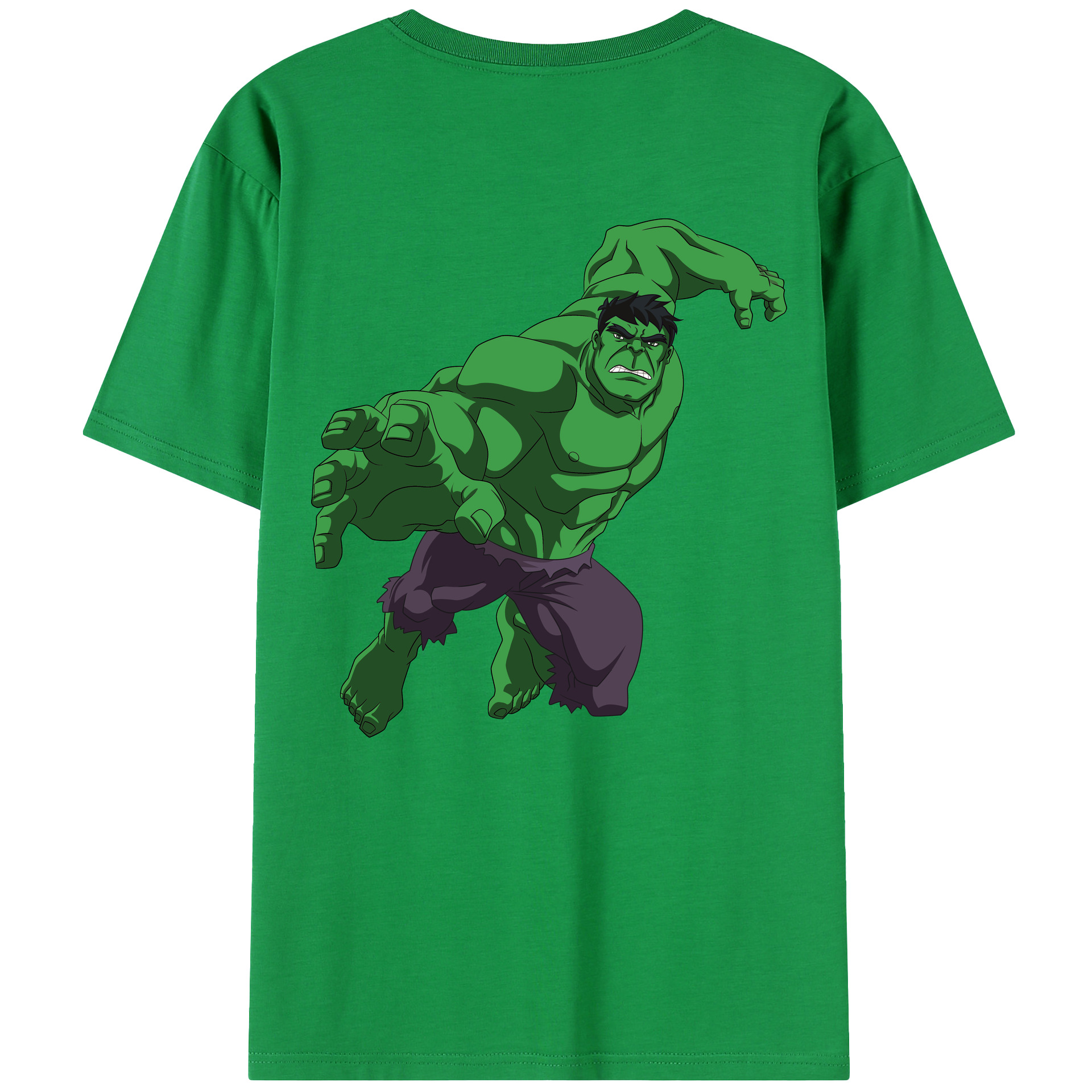 （画像用） アベンジャーズ The Avengers 綿100％半袖Tシャツ（背面プリント）
